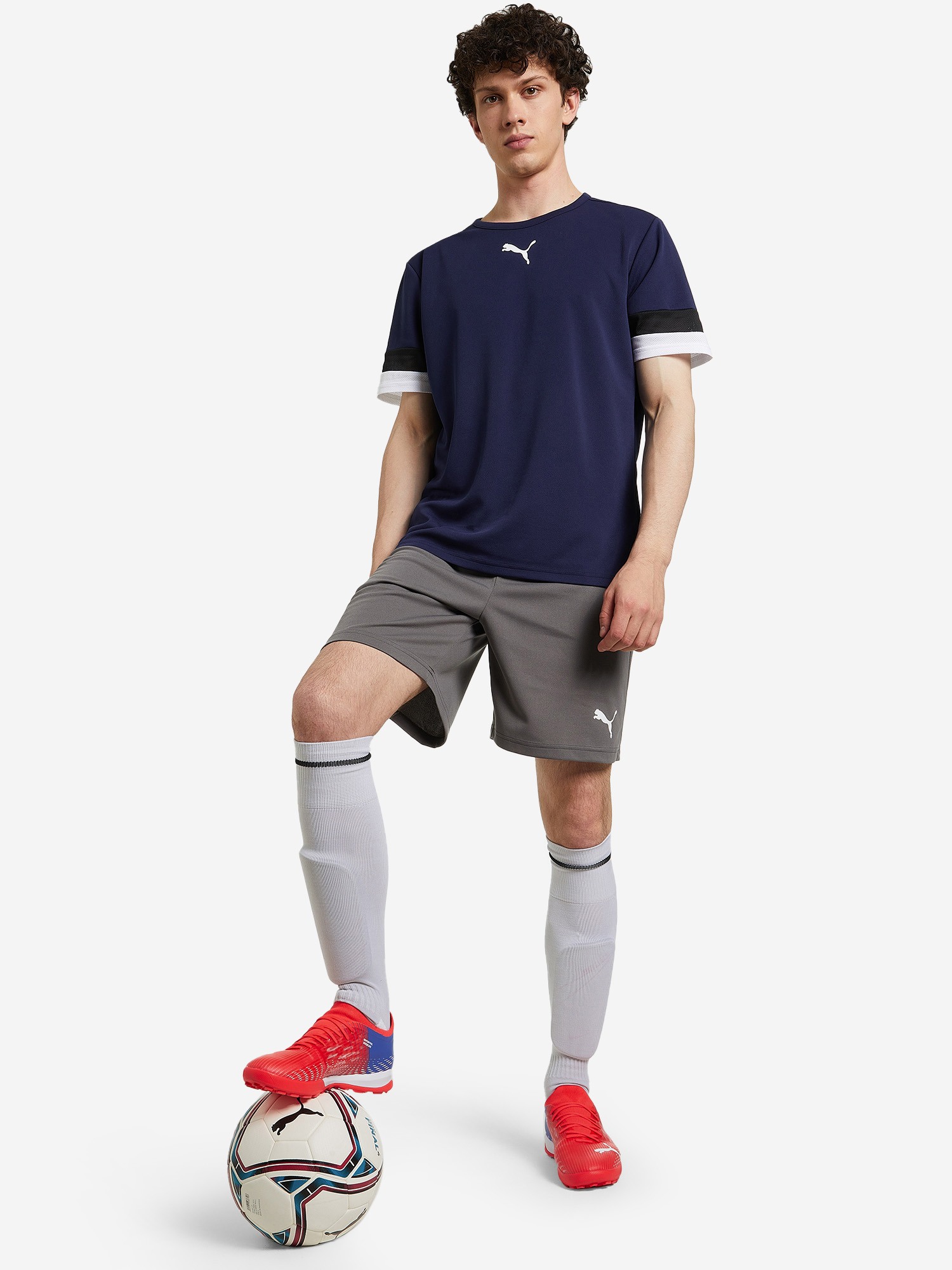 Футболка мужская PUMA TeamRise, Синий 3