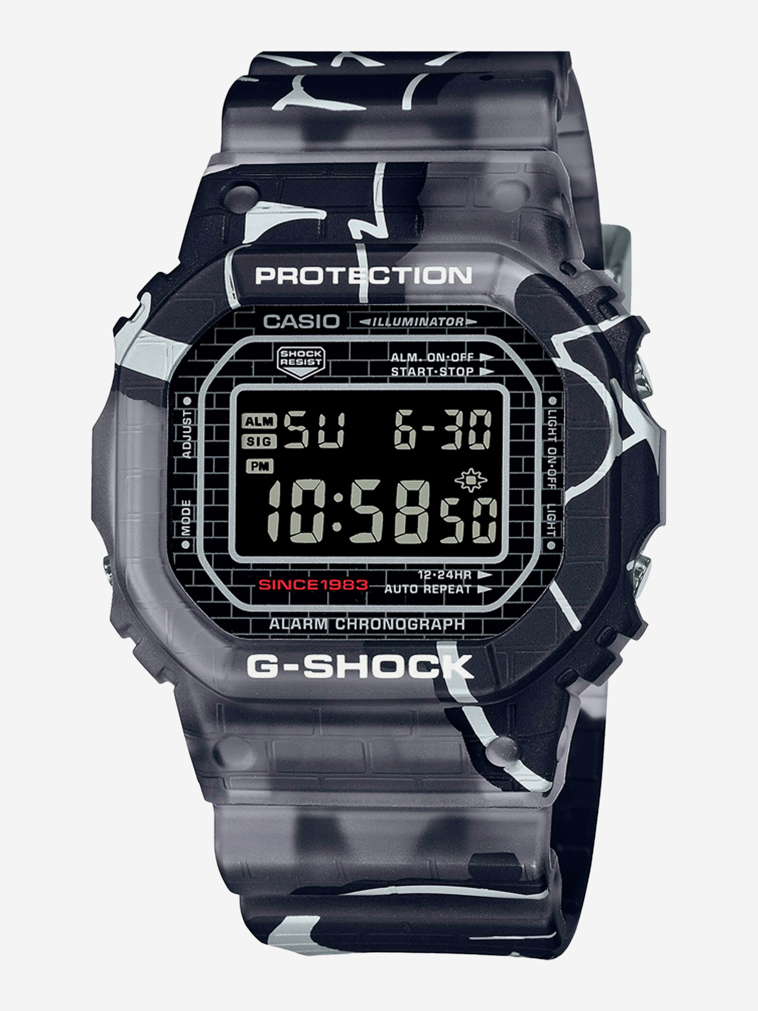 

Спортивные часы CASIO DW-5000SS-1E, Черный