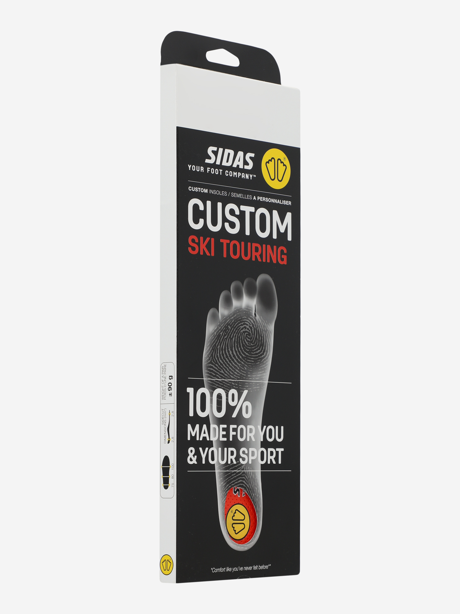 фото Стельки sidas custom ski, черный