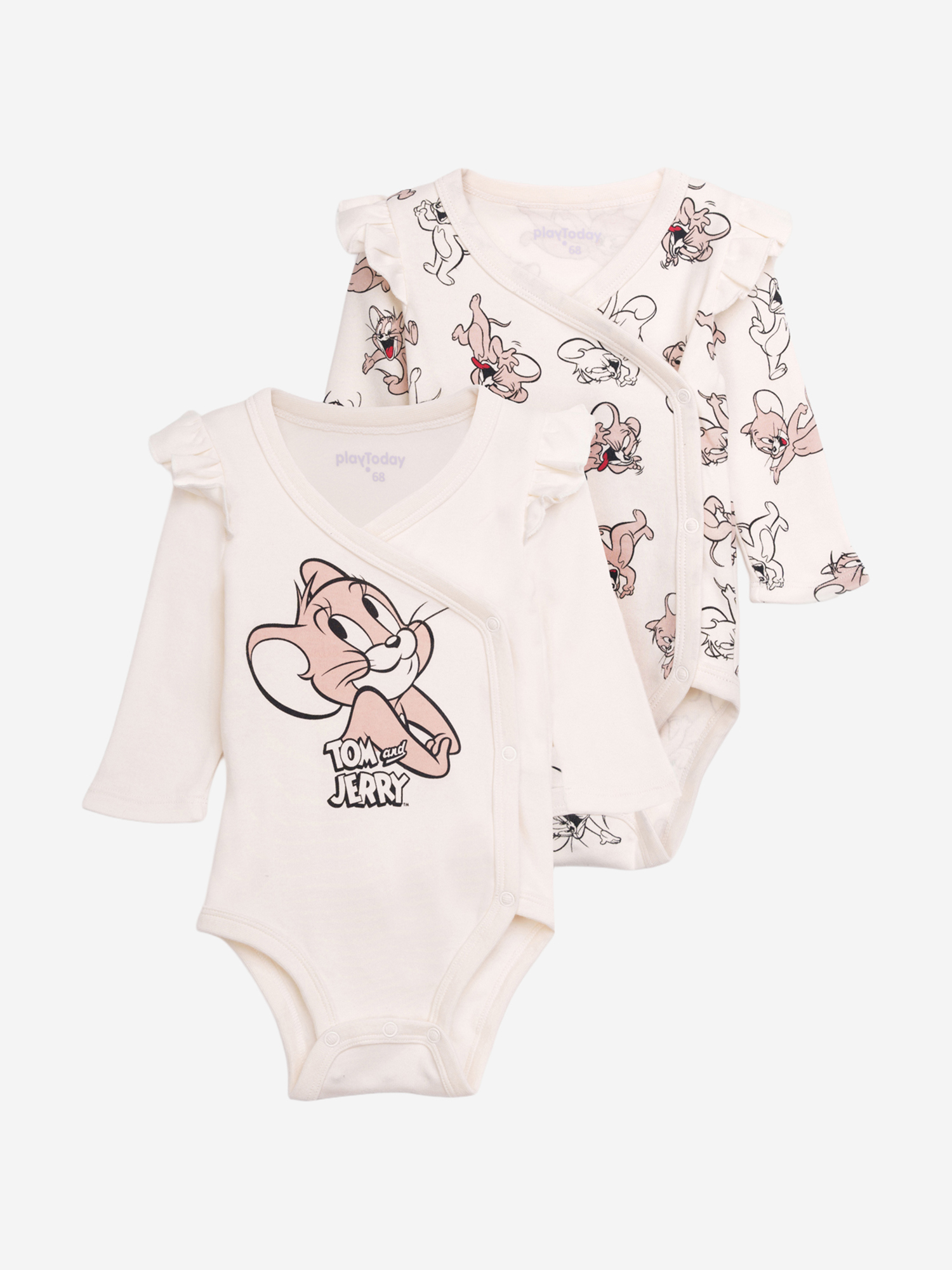 Изображение товара Боди для девочек, 2 шт PlayToday