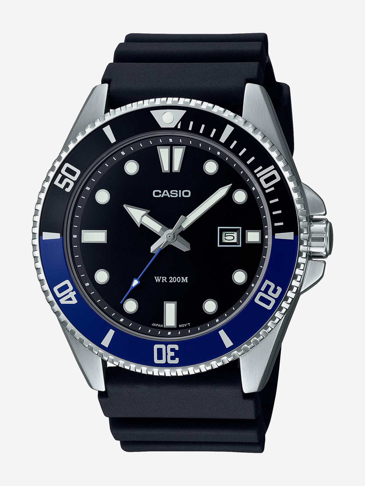 Изображение товара Спортивные часы CASIO MDV-107-1A2, Черный/синий