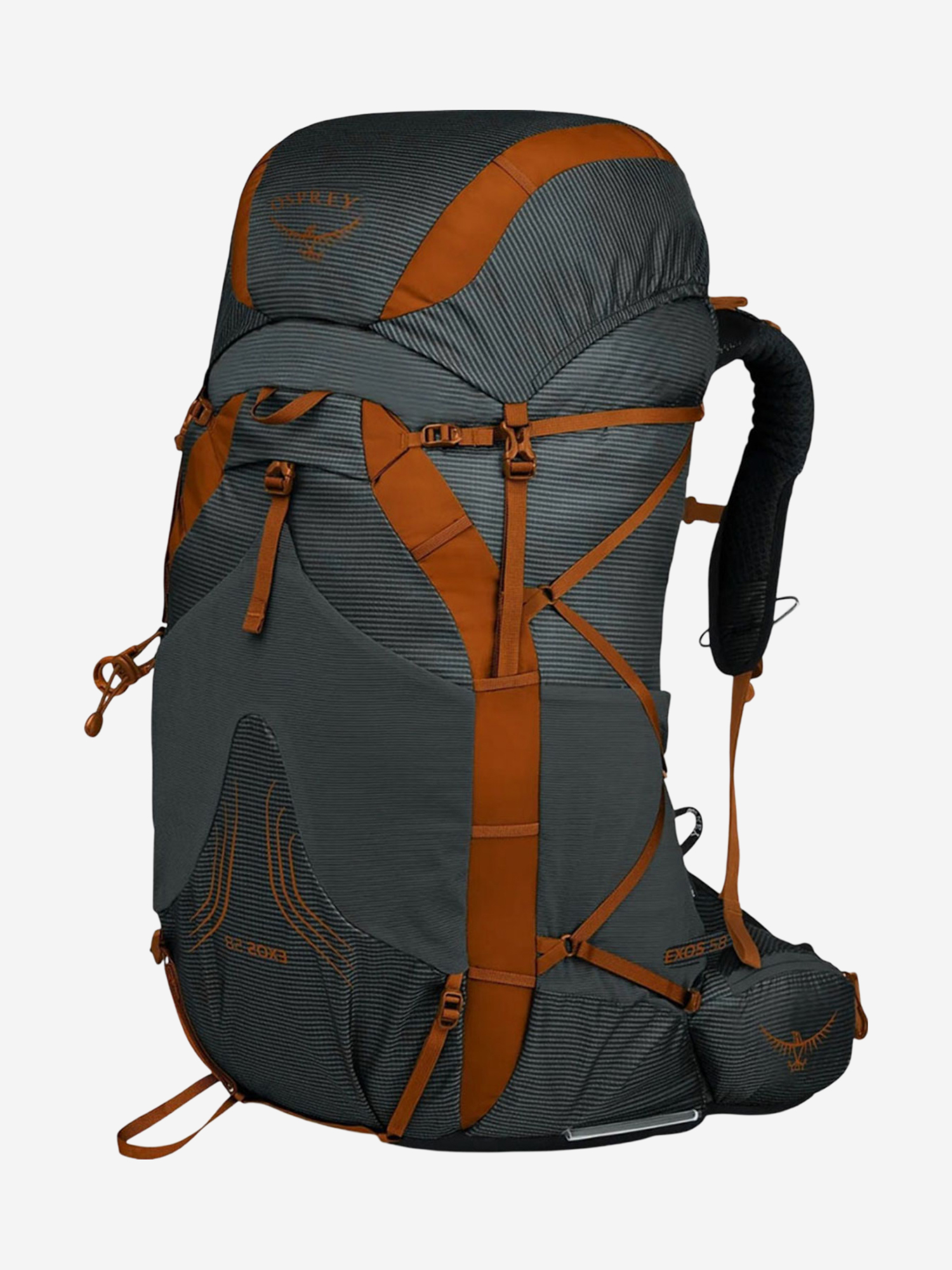 Изображение товара Рюкзак Osprey Exos 58 Dark Charcoal Grey Изображение товара Рюкзак Osprey Exos 58 Dark Charcoal Grey