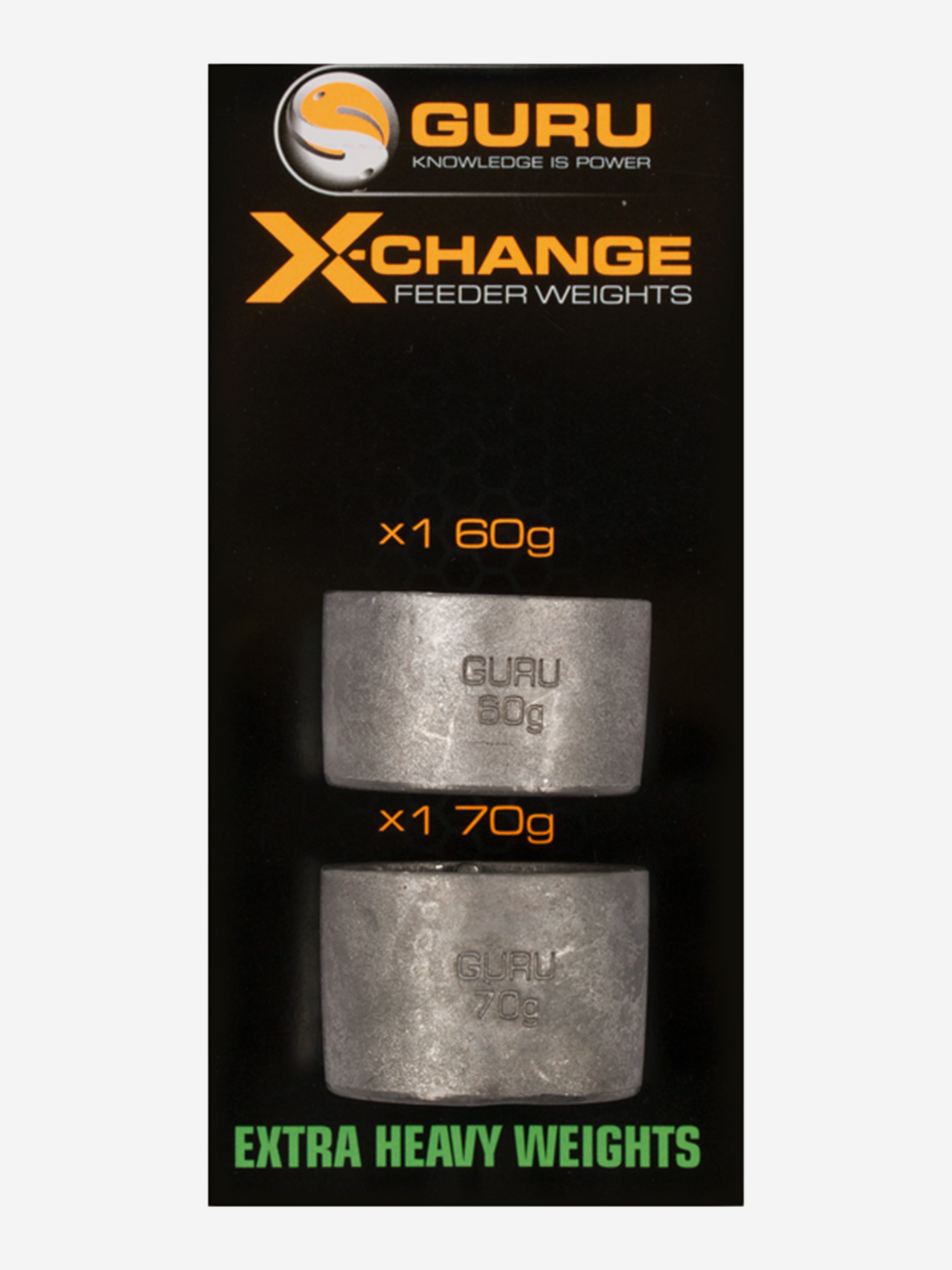 Изображение товара Сменный груз для кормушки GURU X-Change Feeder Extra Heavy Spare Weights Pack, 60г+70г