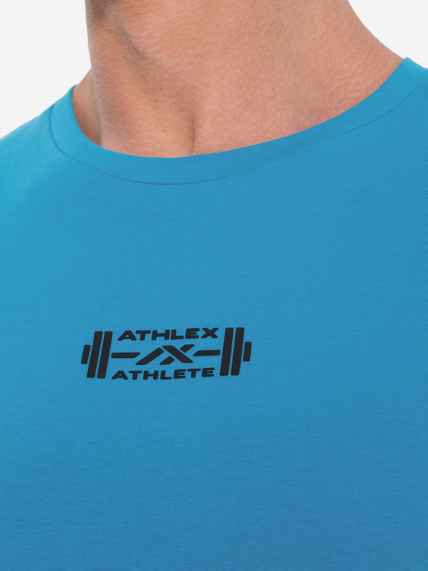 фото Футболка мужская athlex, голубой