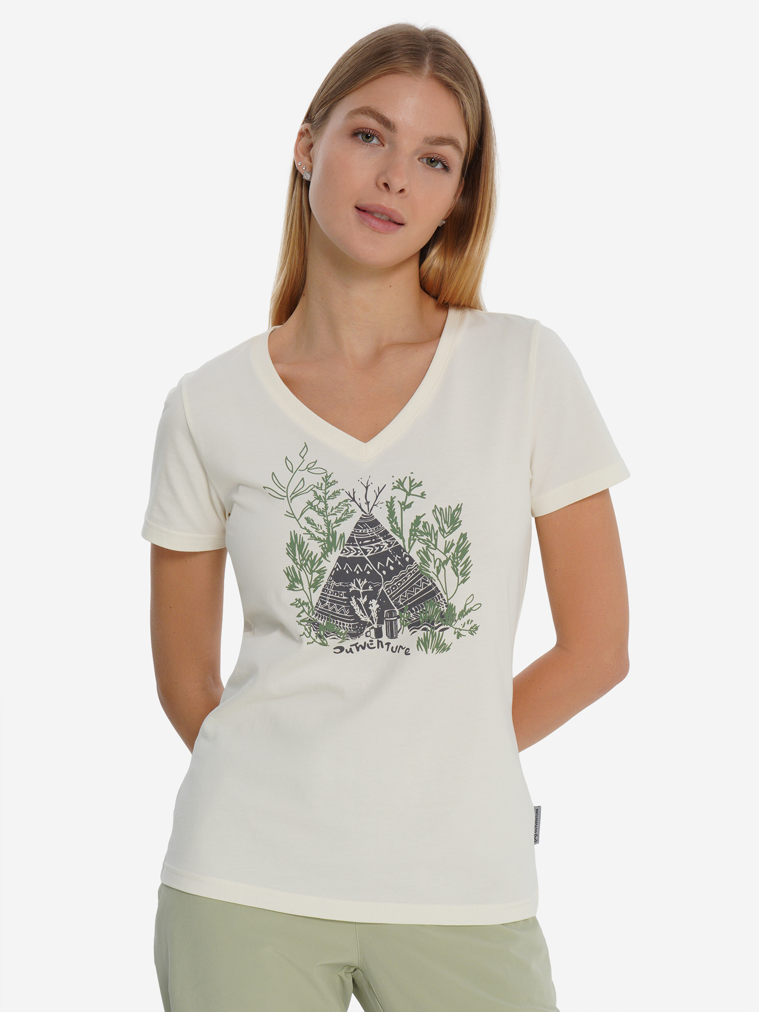 

Футболка женская Outventure, Бежевый