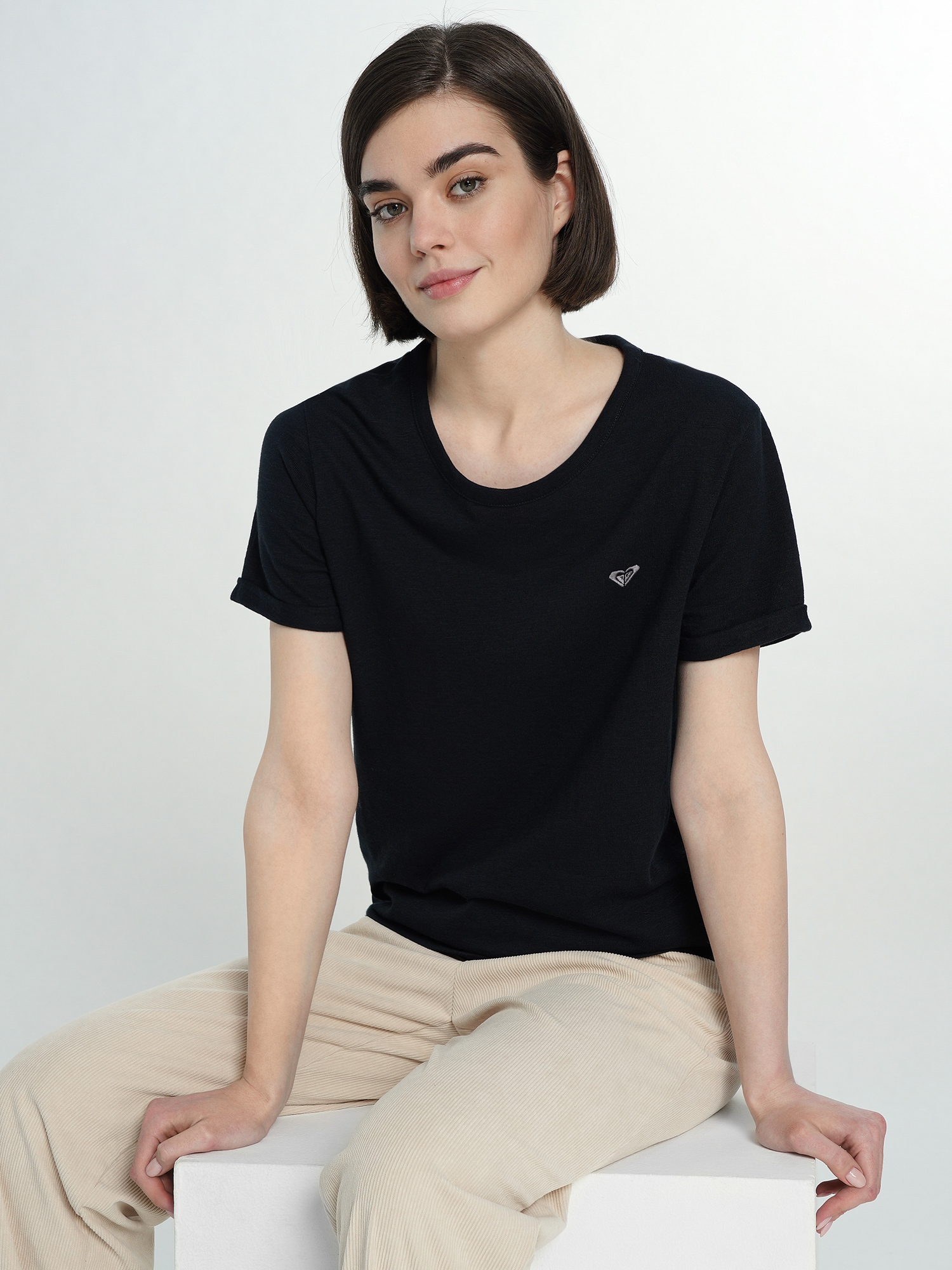 

Футболка женская Roxy Oceanwave Regular, Черный