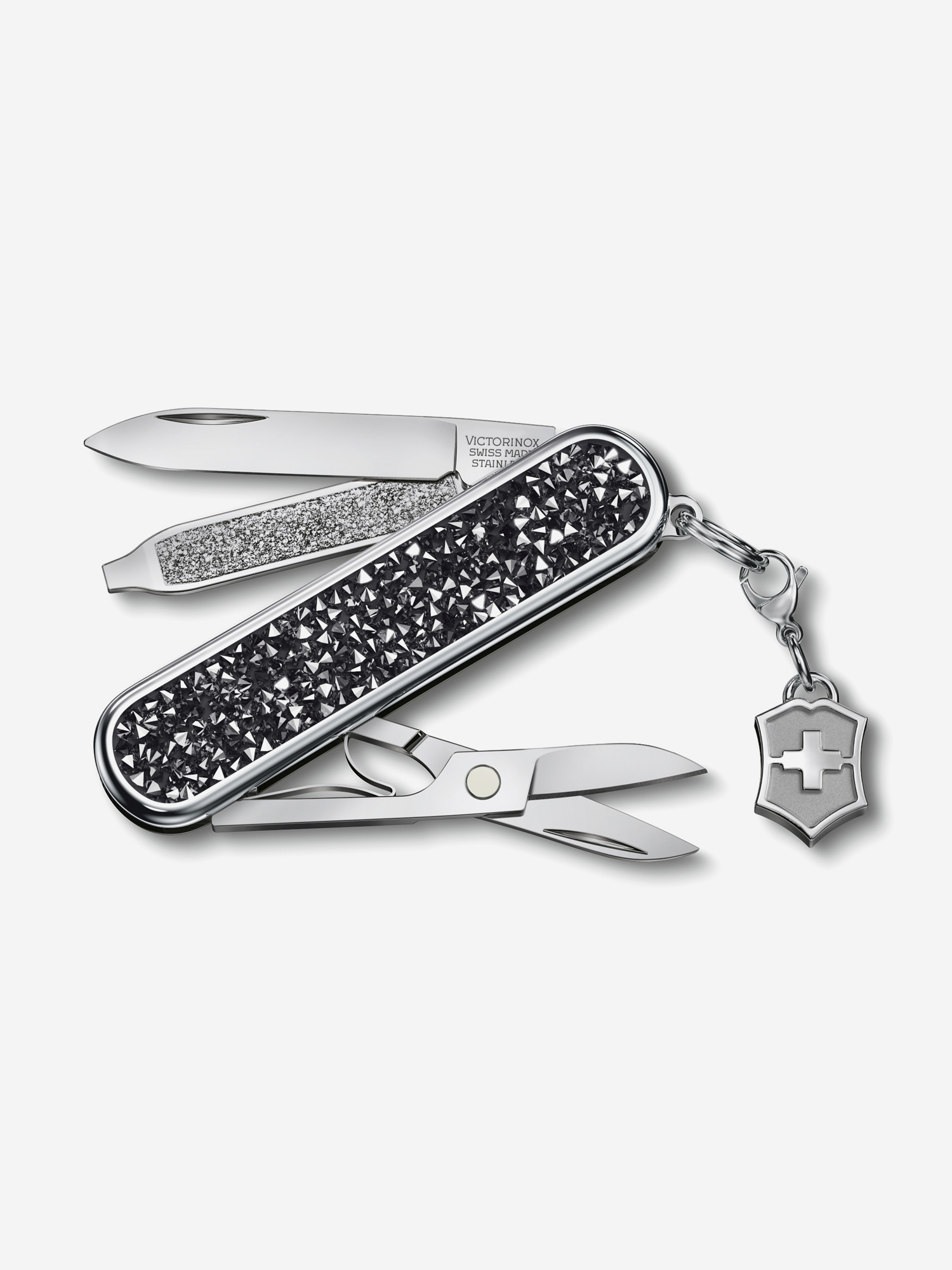 

Нож складной Victorinox Classic Brilliant Crystal, 58 мм, 5 функций, Черный
