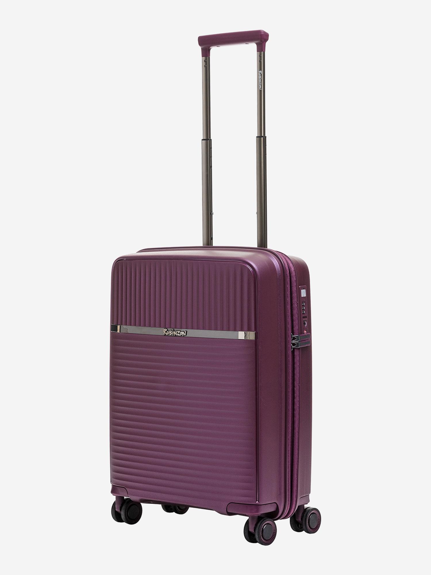 Изображение товара Чемодан Robinzon Фиолетовый 2 отделения 20х40х55см 37л