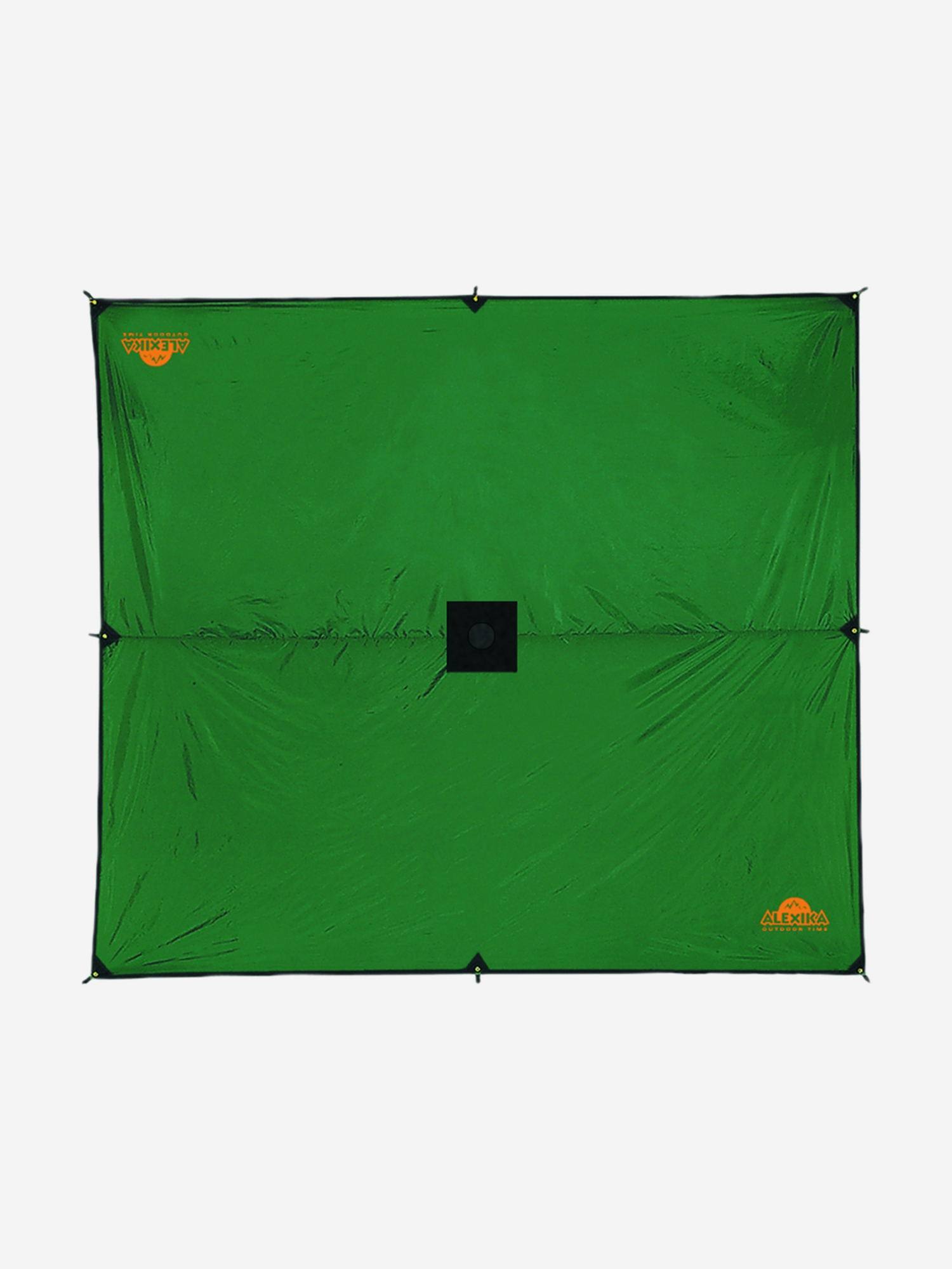Тент Alexika TARP 4M X 4M, Зеленый тент шатер зеленый 2 4х2 4х2 4 м четырехугольный с толщиной трубы 0 3 мм green days