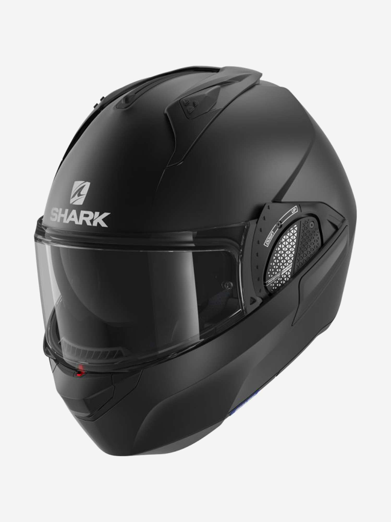 

Мотошлем трансформер модуляр SHARK EVO GT BLANK MAT Black, Черный