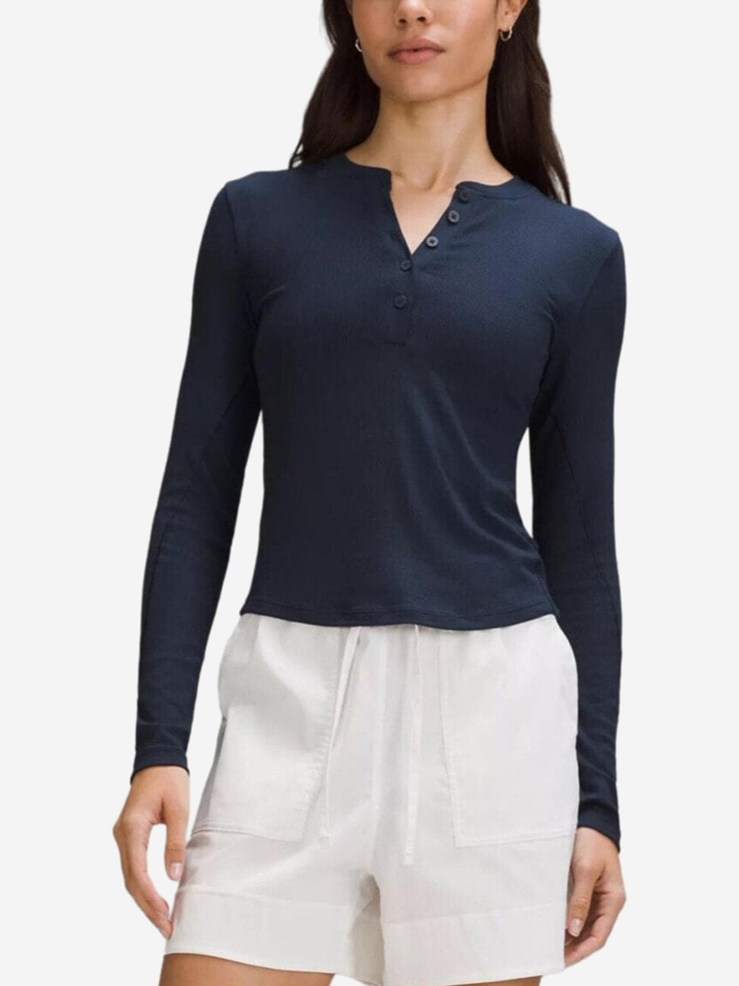 Изображение товара Женская спортивная футболка Lululemon синяя для активного отдыха