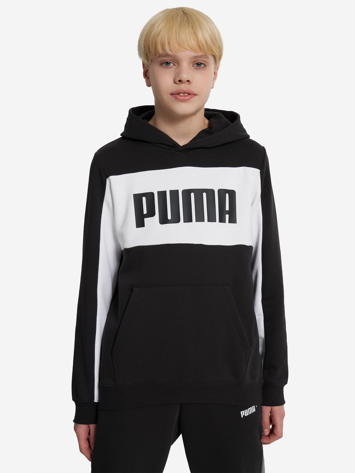 Худи детское PUMA Block, Черный 5