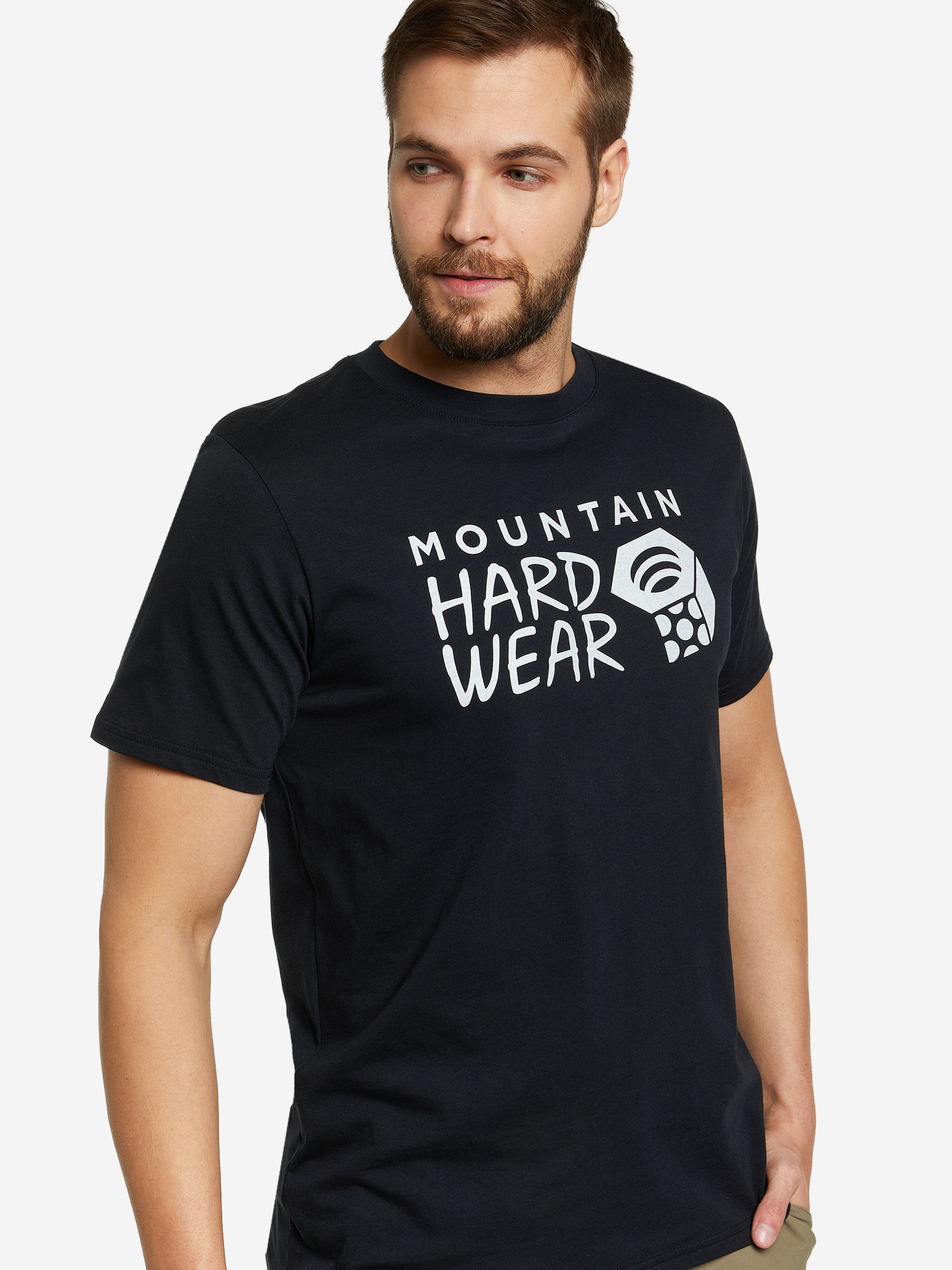 Футболка мужская Mountain Hardwear Logo Short Sleeve, Черный футболка мужская lotto logo line белый