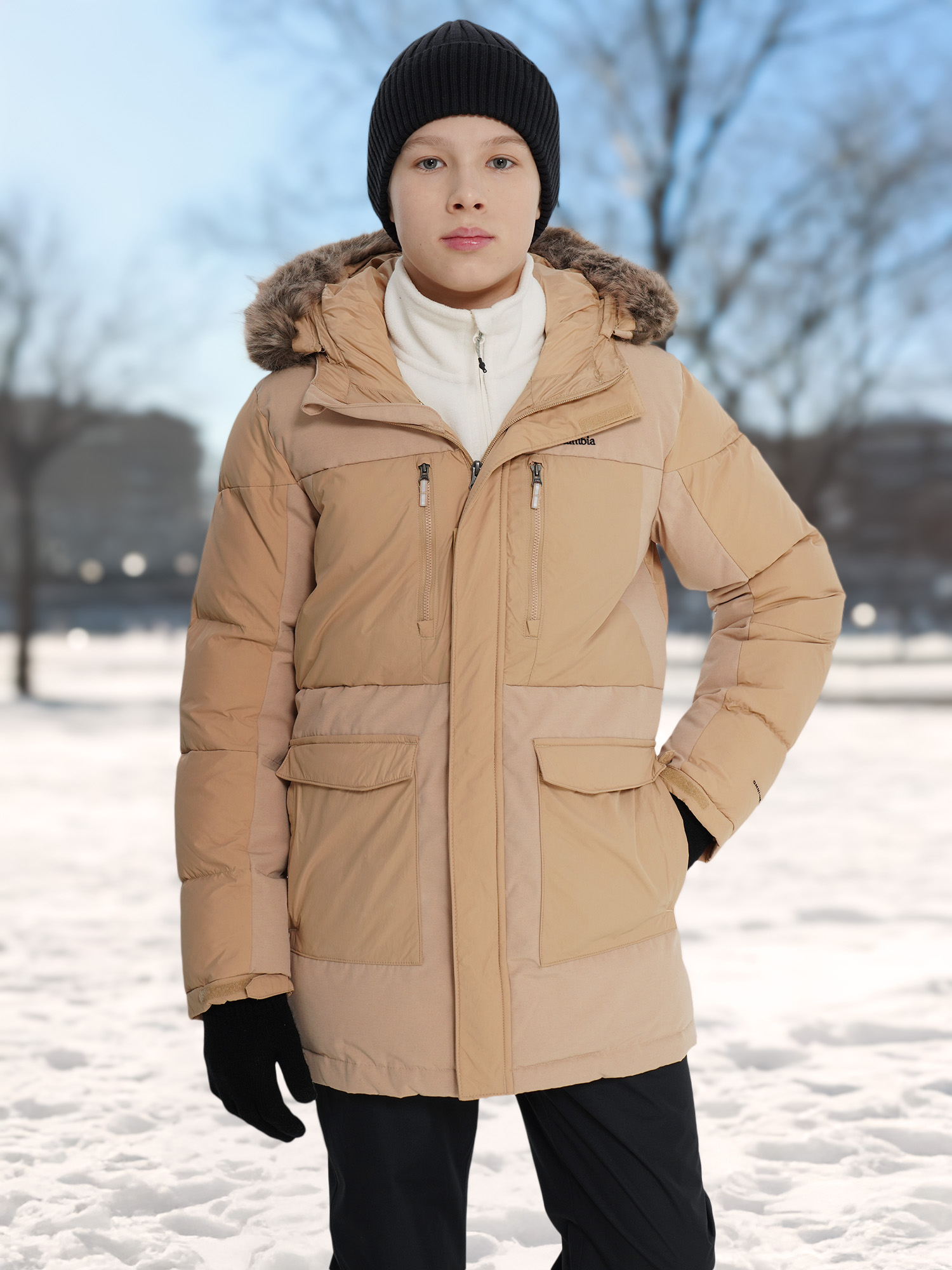 Куртка утепленная Columbia Marquam Peak Fusion II Parka, желтый, арт. 2090201clb-262