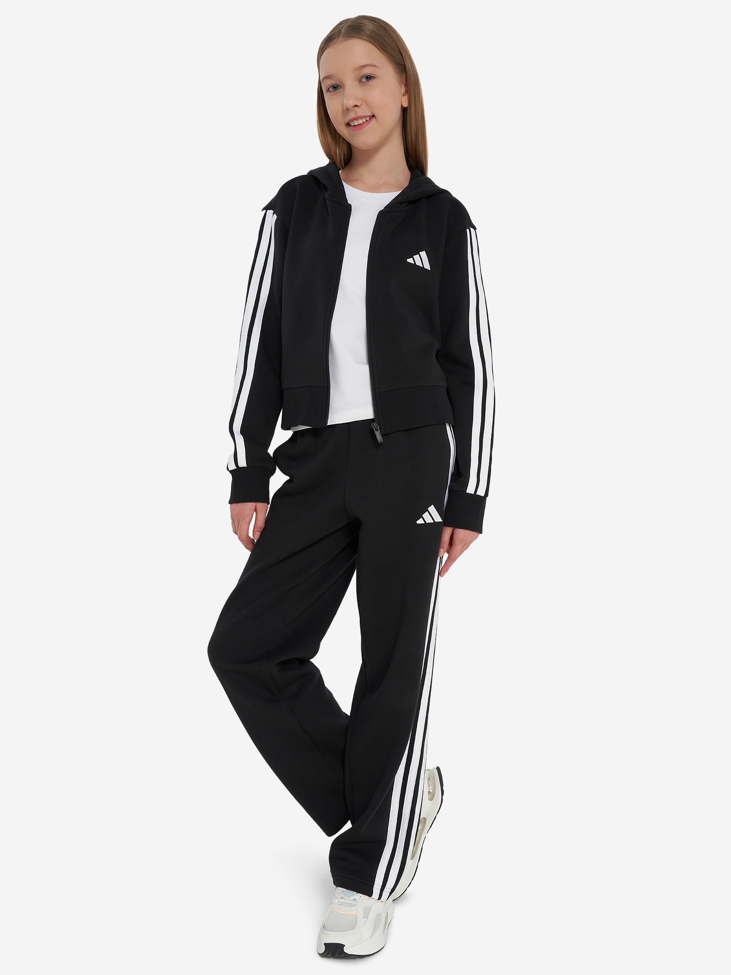 фото Костюм для девочек adidas, черный