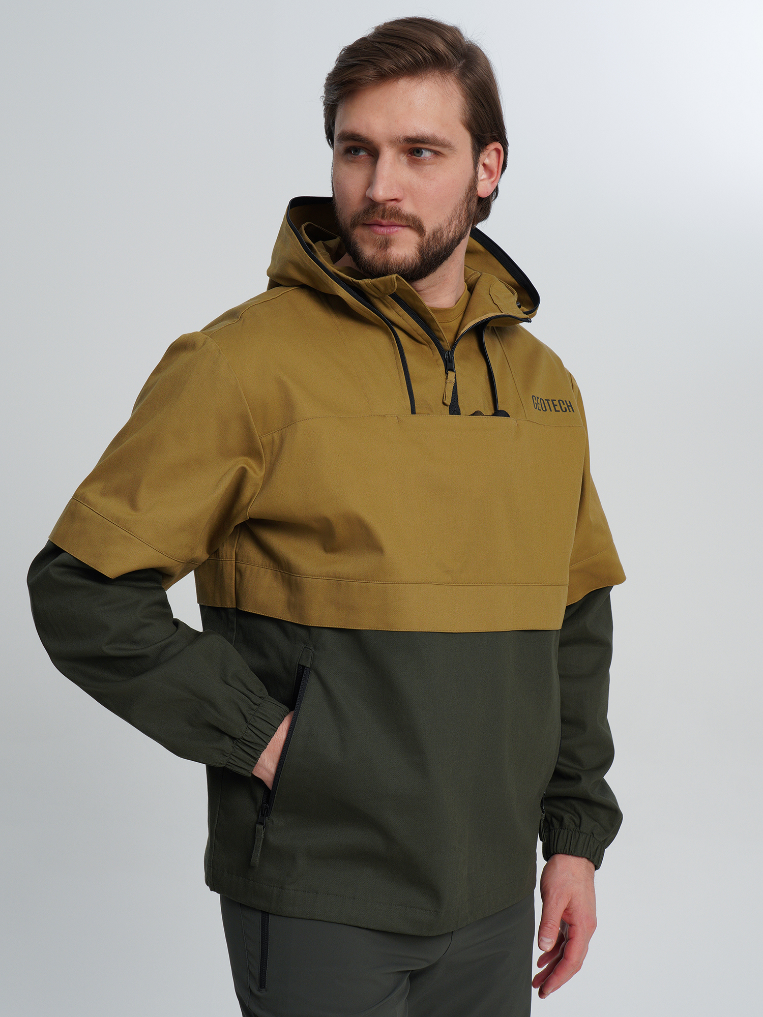 Изображение товара Мужской анорак Geotech для рыбалки и охоты короткий демисезонный