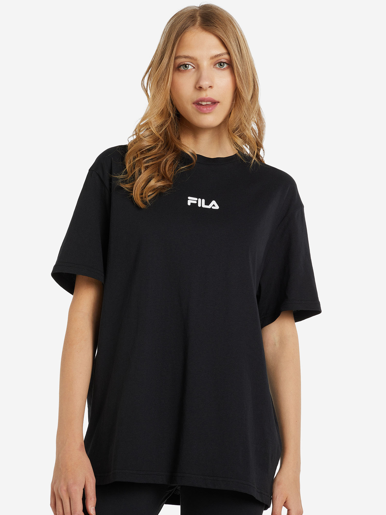 

Футболка женская оверсайз FILA Essentials, Черный
