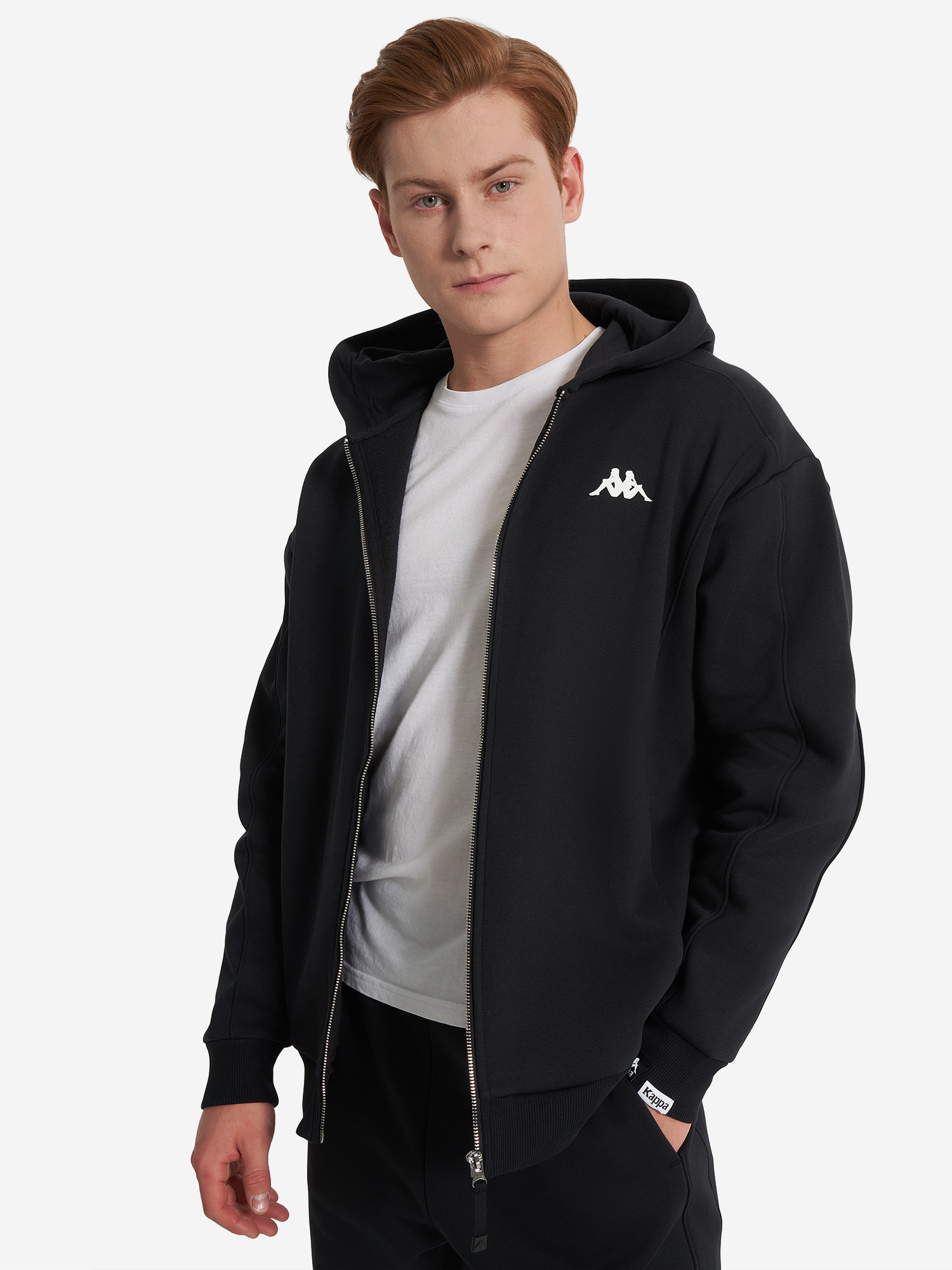 

Толстовка мужская оверсайз Kappa, Черный