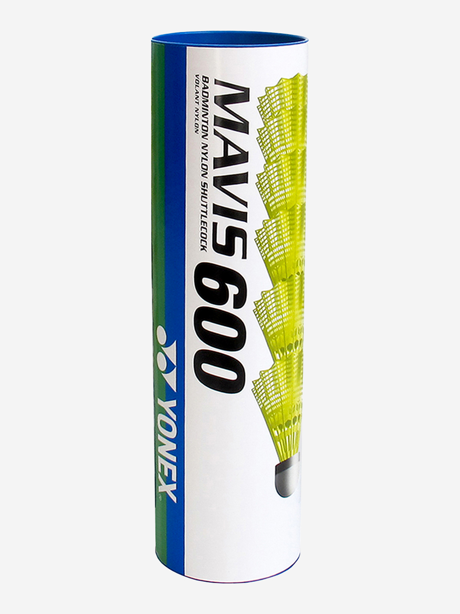 

Воланы пластиковые Yonex Mavis 600, Средняя, 6шт., Желтый