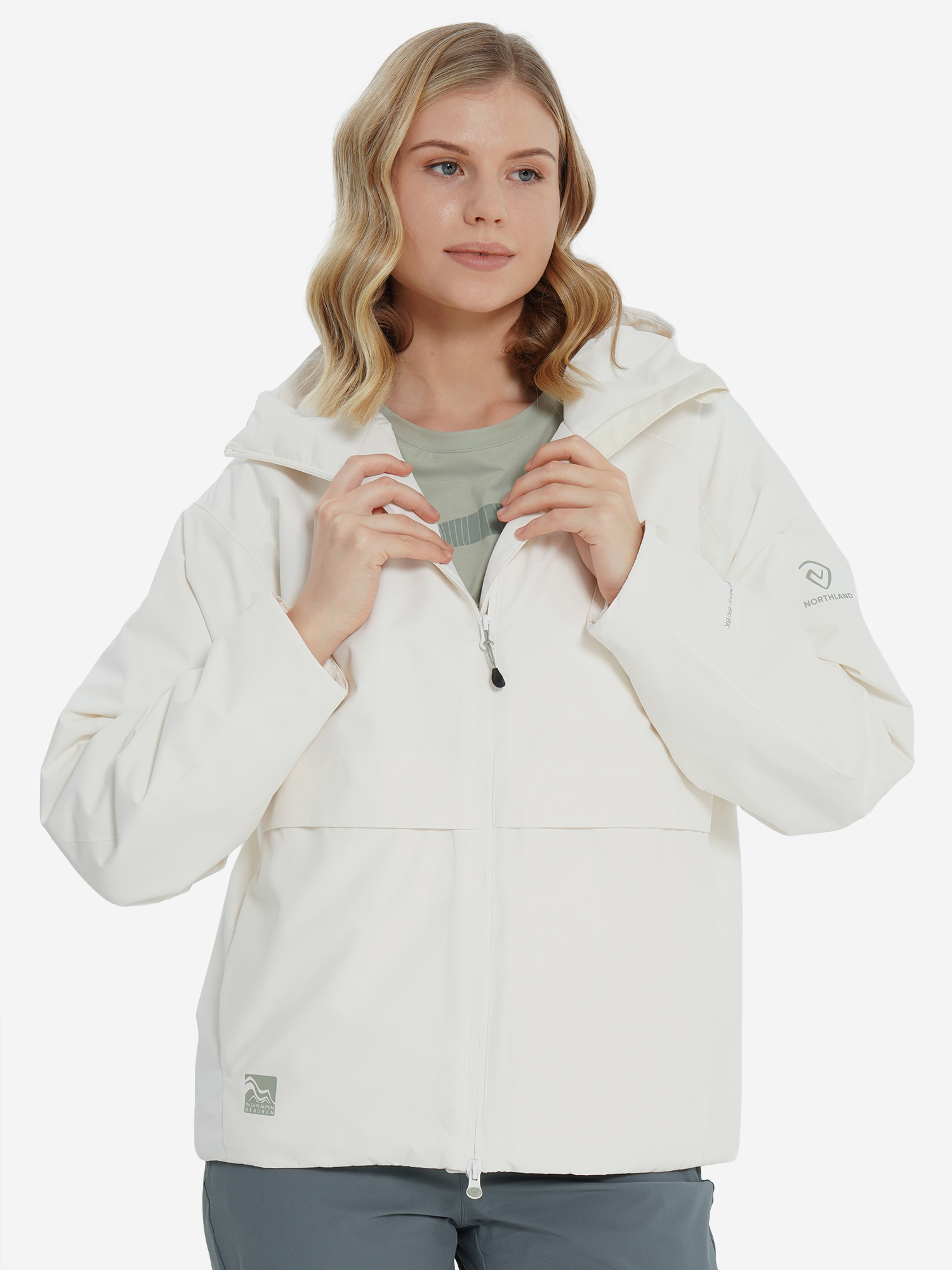 Куртка утепленная женская Northland, бежевый, арт. 34982