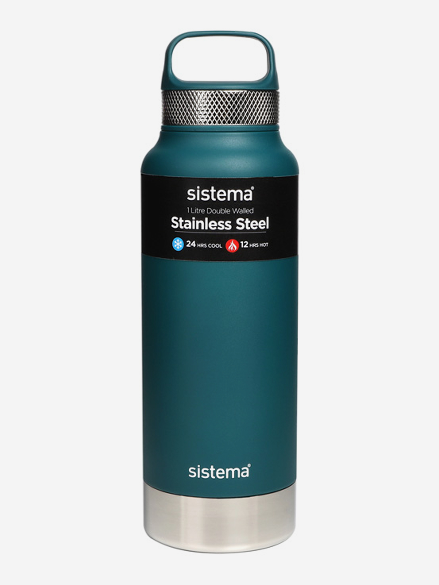 Изображение товара Термобутылка Sistema Hydrate 1л зеленая для путешествий, туризма