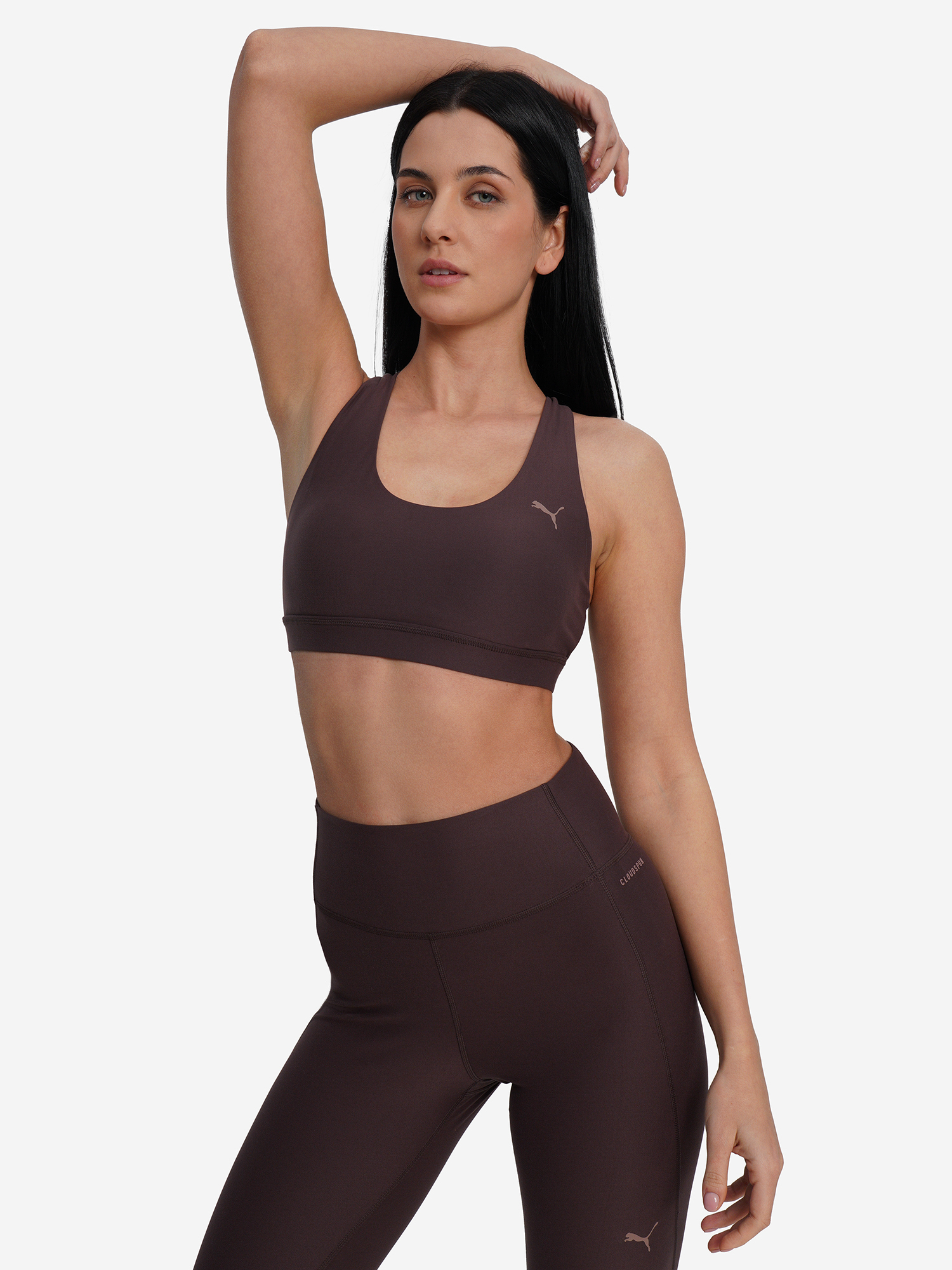 

Топ бра спортивный PUMA Cloudspun, Коричневый
