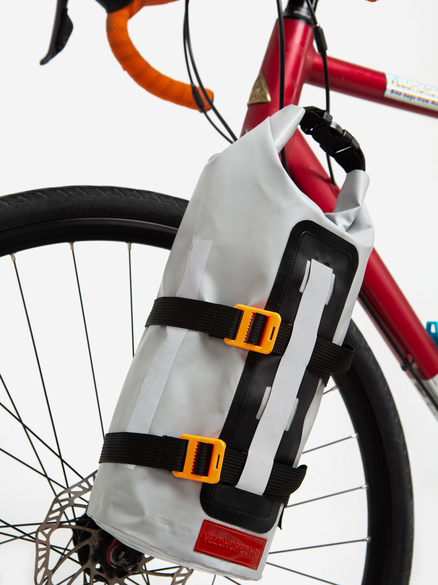 

Велосумка VELOHOROSHO на вилку Fork Pack, серый, Серый