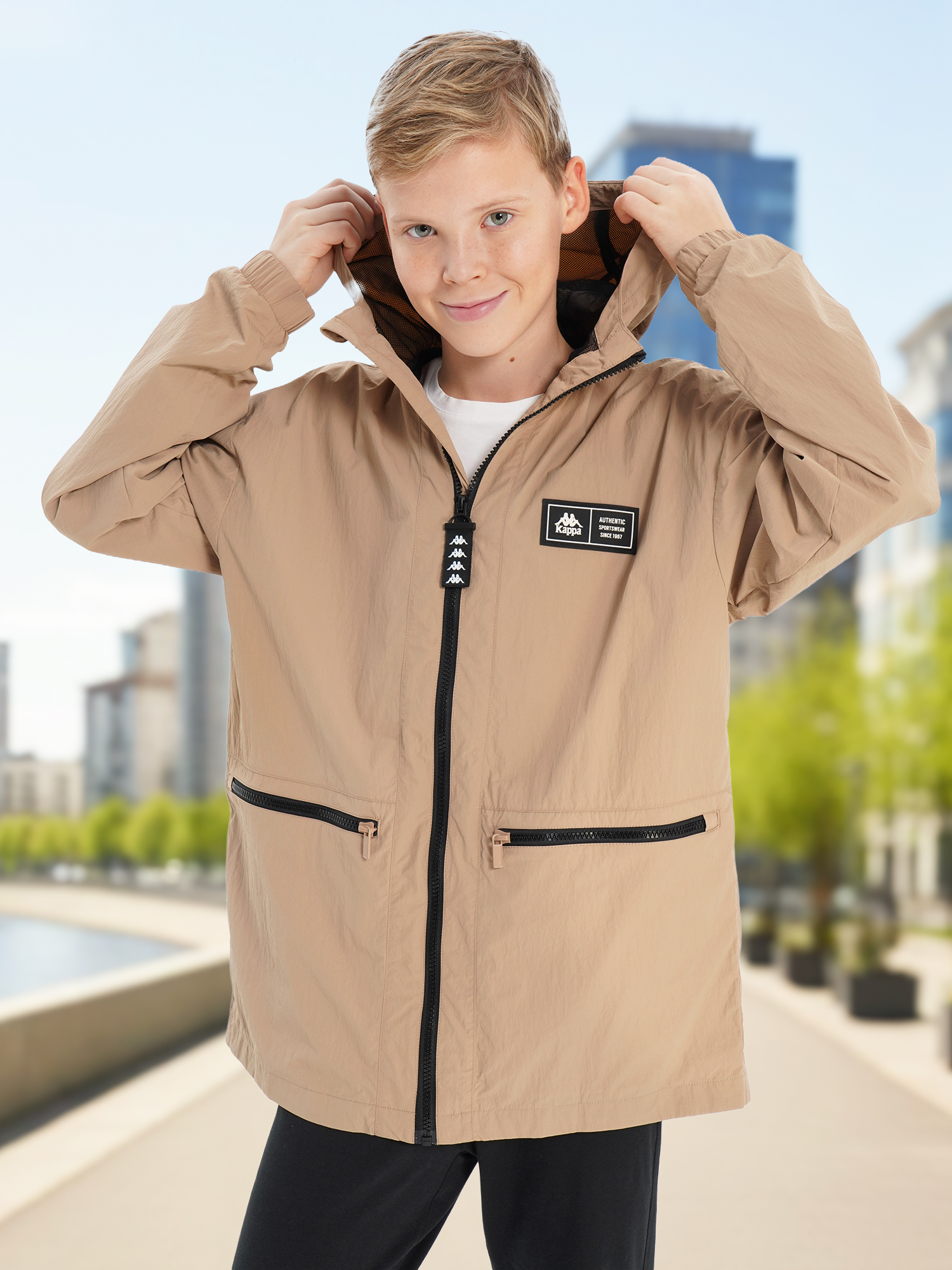 Изображение товара Ветровка для мальчиков Kappa демисезонная водоотталкивающая