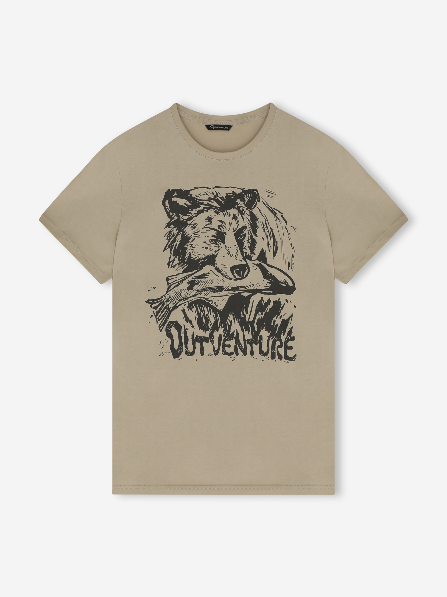 Футболка мужская Outventure, желтый, арт. 140933OUT-60