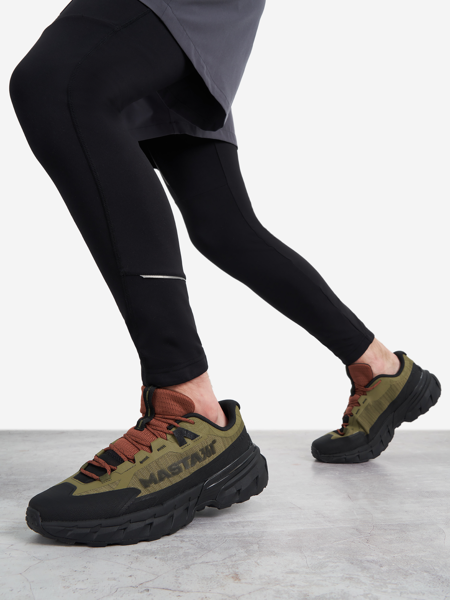 Изображение товара Кроссовки мужские 361°, Черный/зеленый