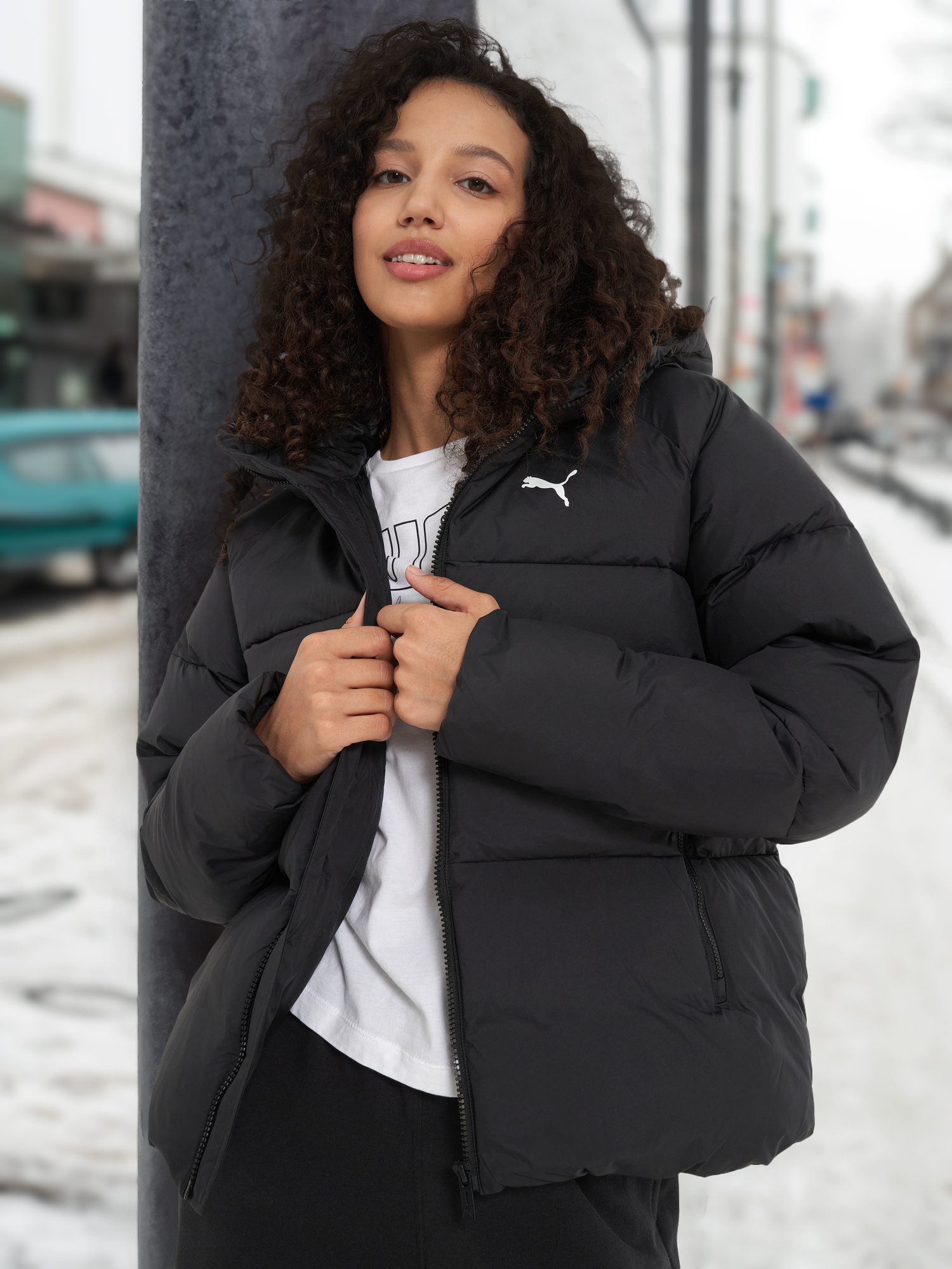 

Пуховик женский PUMA Poly Puffer, Черный