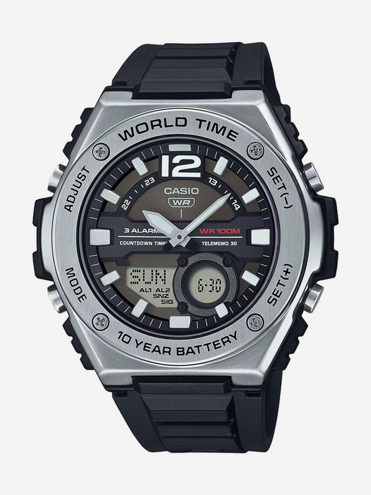 

Наручные часы Casio Collection MWQ-100H-1A, Черный