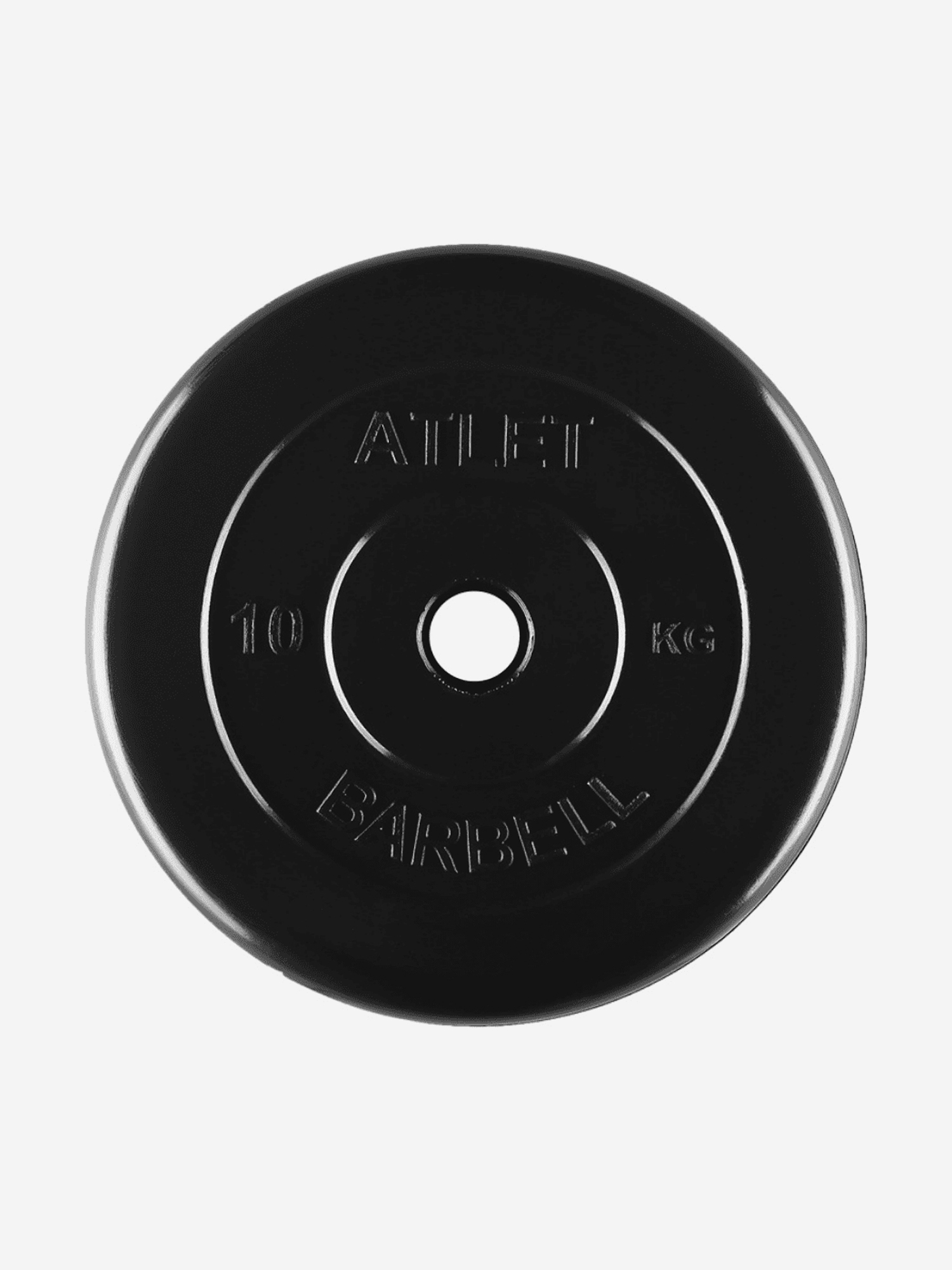 

Диск (блин) BARBELL ATLET 10 кг 31 мм., Черный