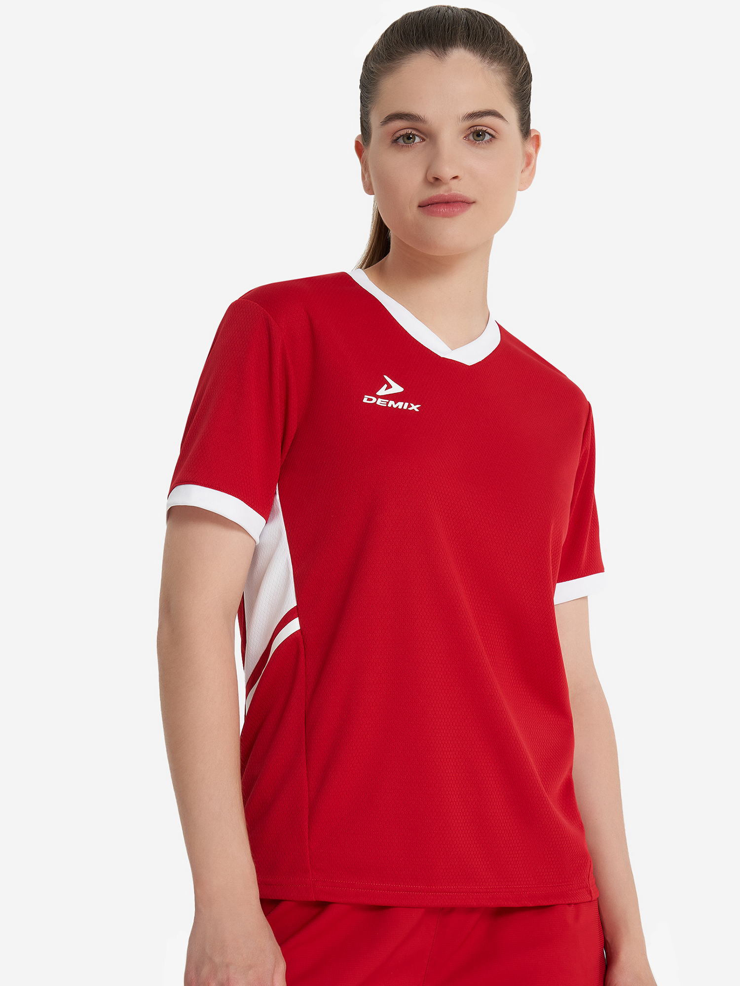 Изображение товара Футболка женская Demix Pace, Темно-красный