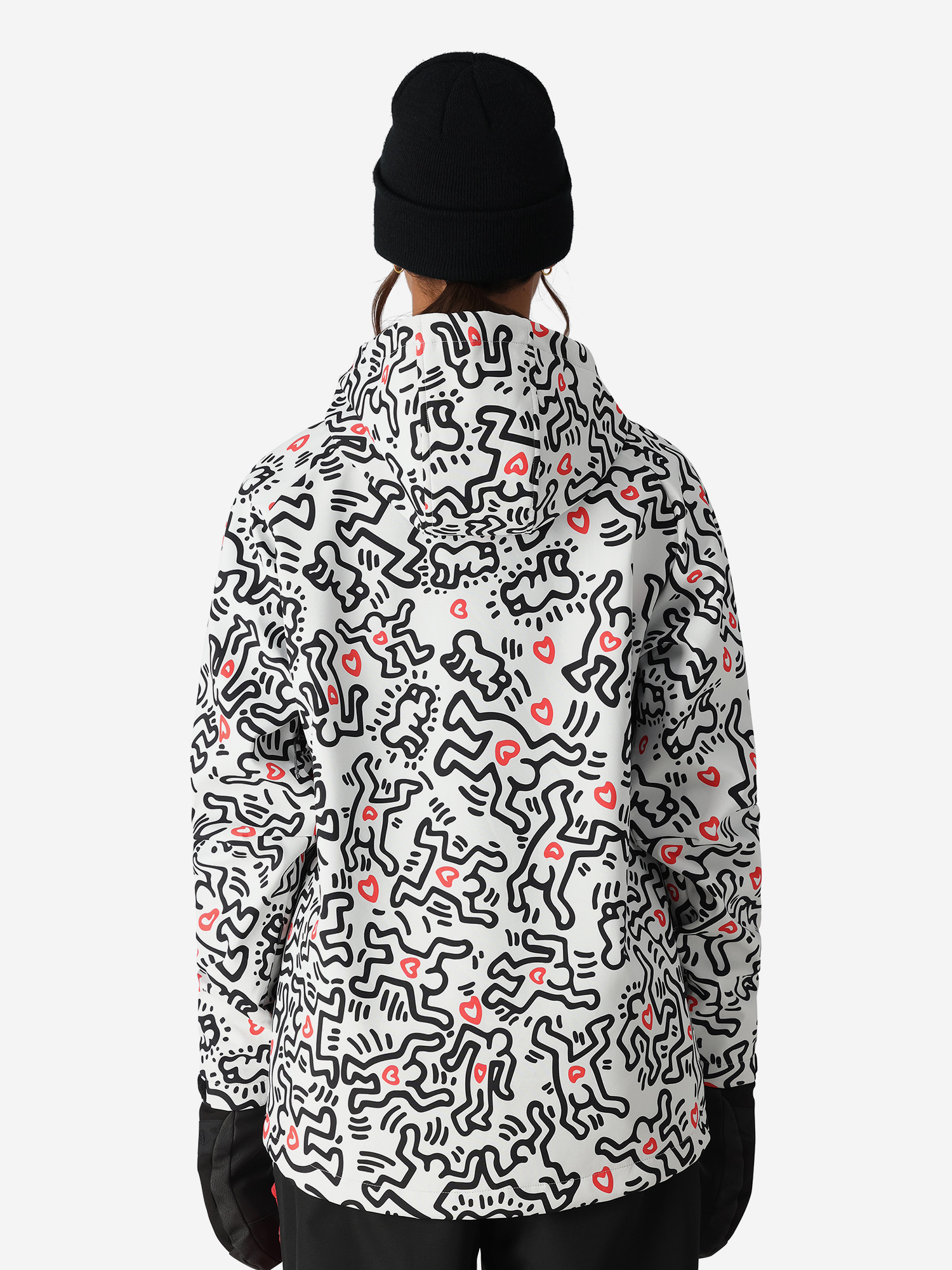 фото Анорак женский 686 keith haring, белый