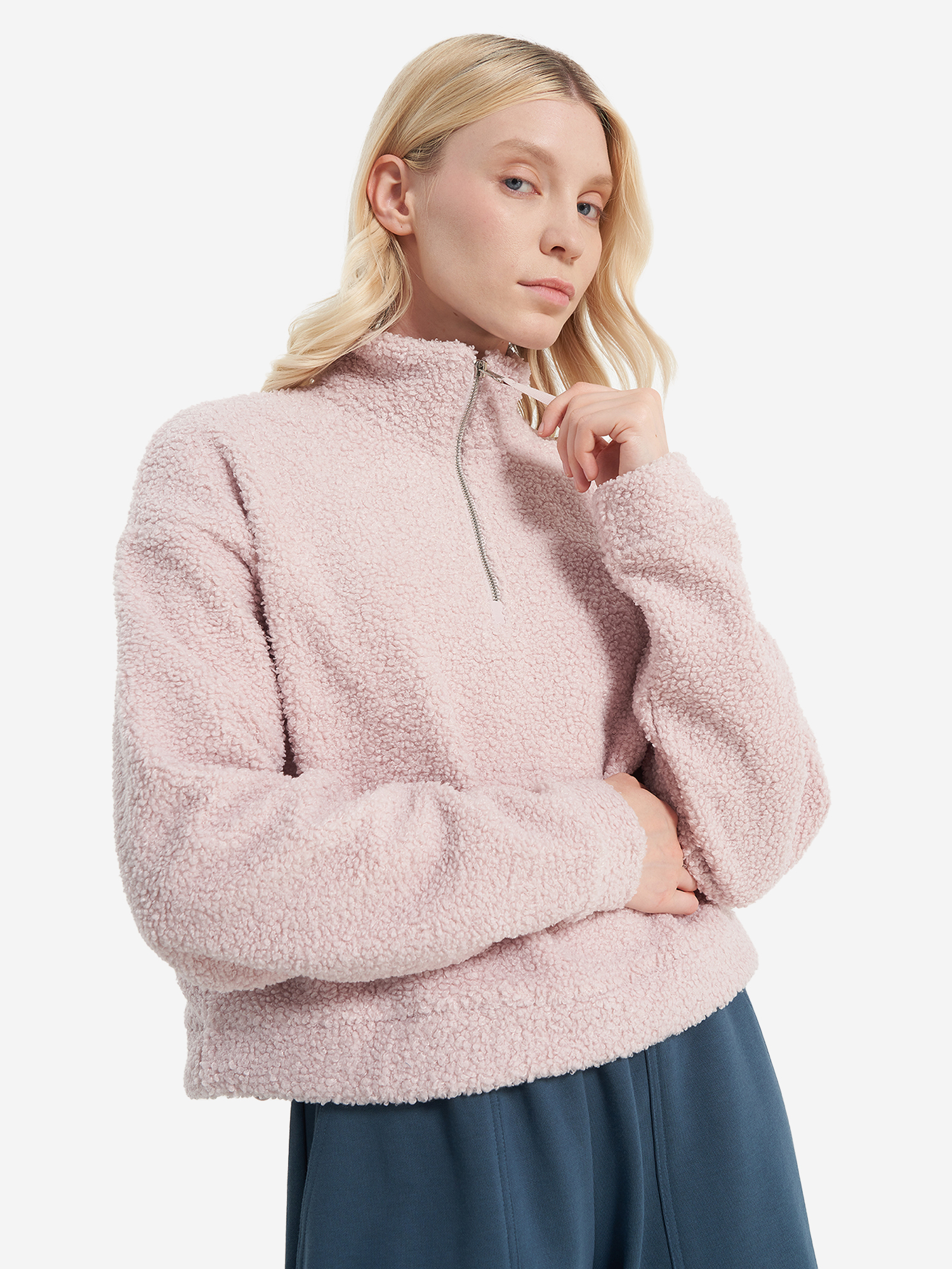 

Джемпер флисовый женский оверсайз Kappa, Розовый