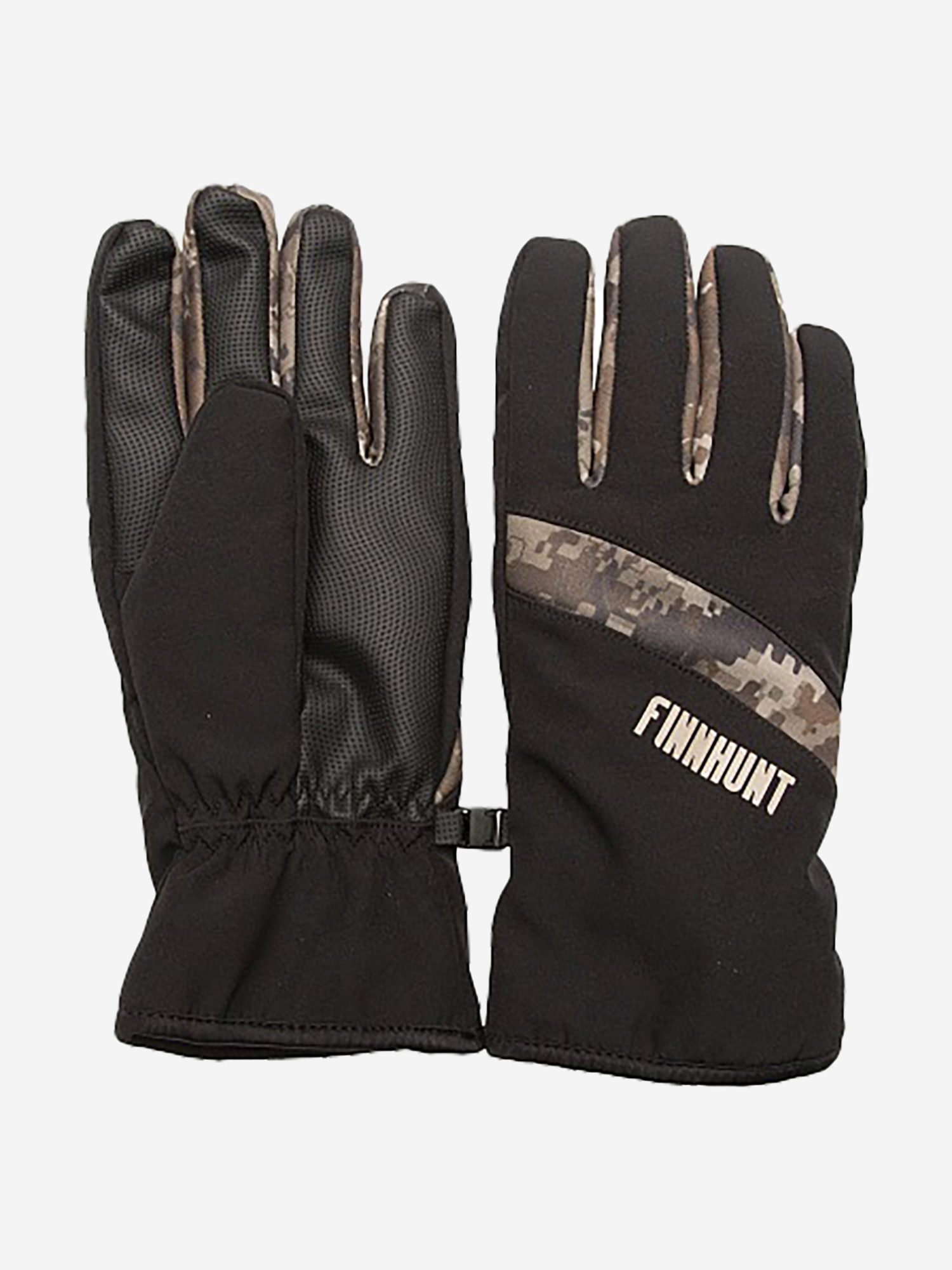 Перчатки зимние FINNHUNT Autumn Camo/Black, Черный FHH02-01SZUJF3A-01, размер 20