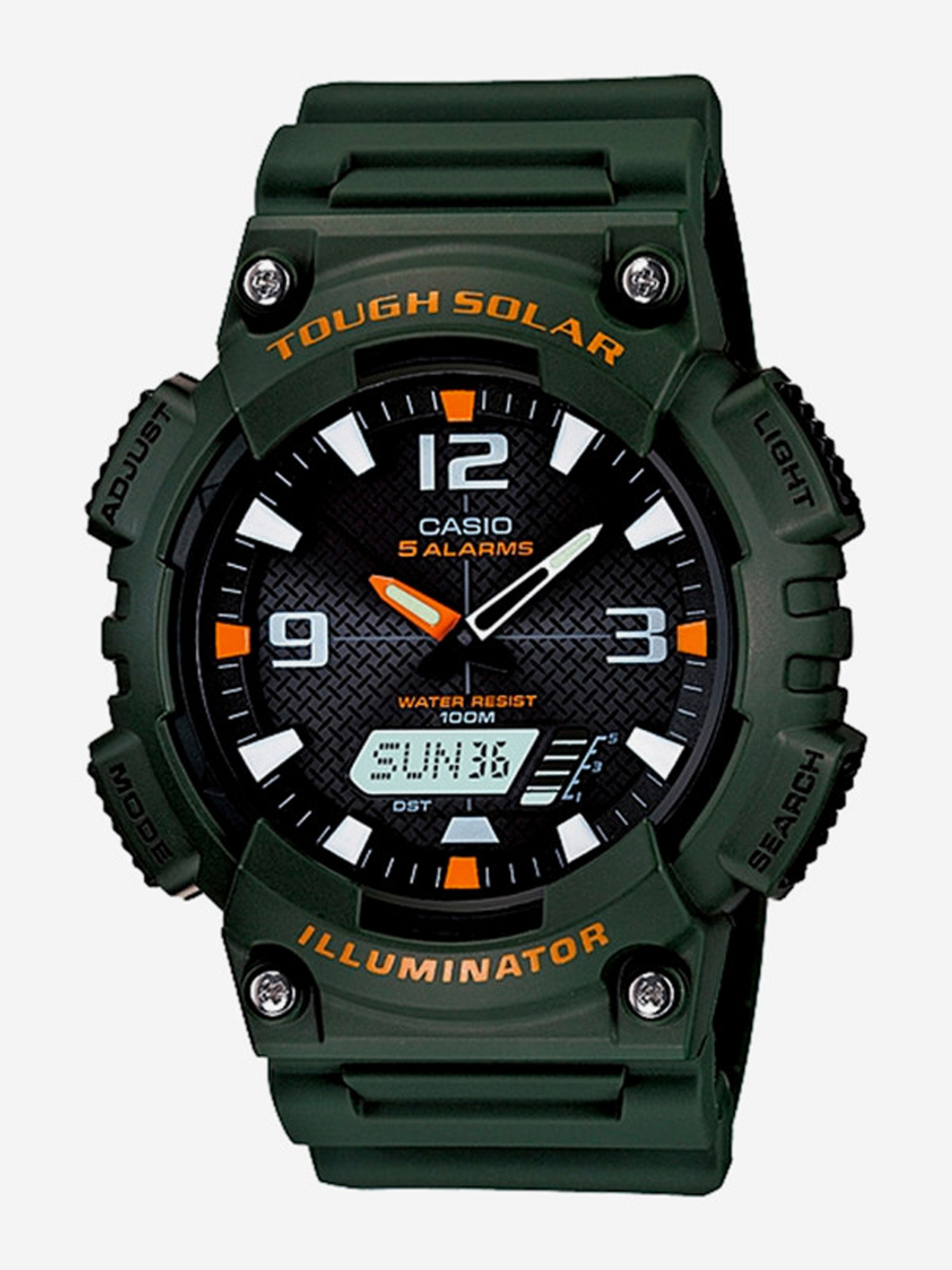 Изображение товара Спортивные часы CASIO AQ-S810W-3A, Зеленый/черный