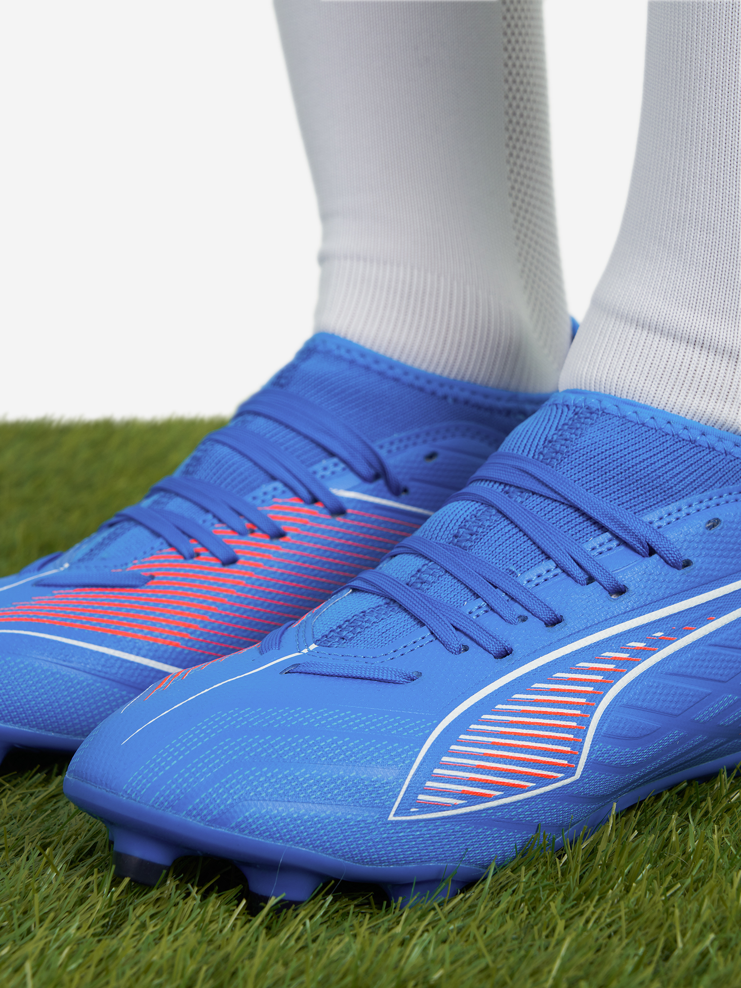 фото Бутсы для мальчиков puma ultra 6 match fg/ag, синий