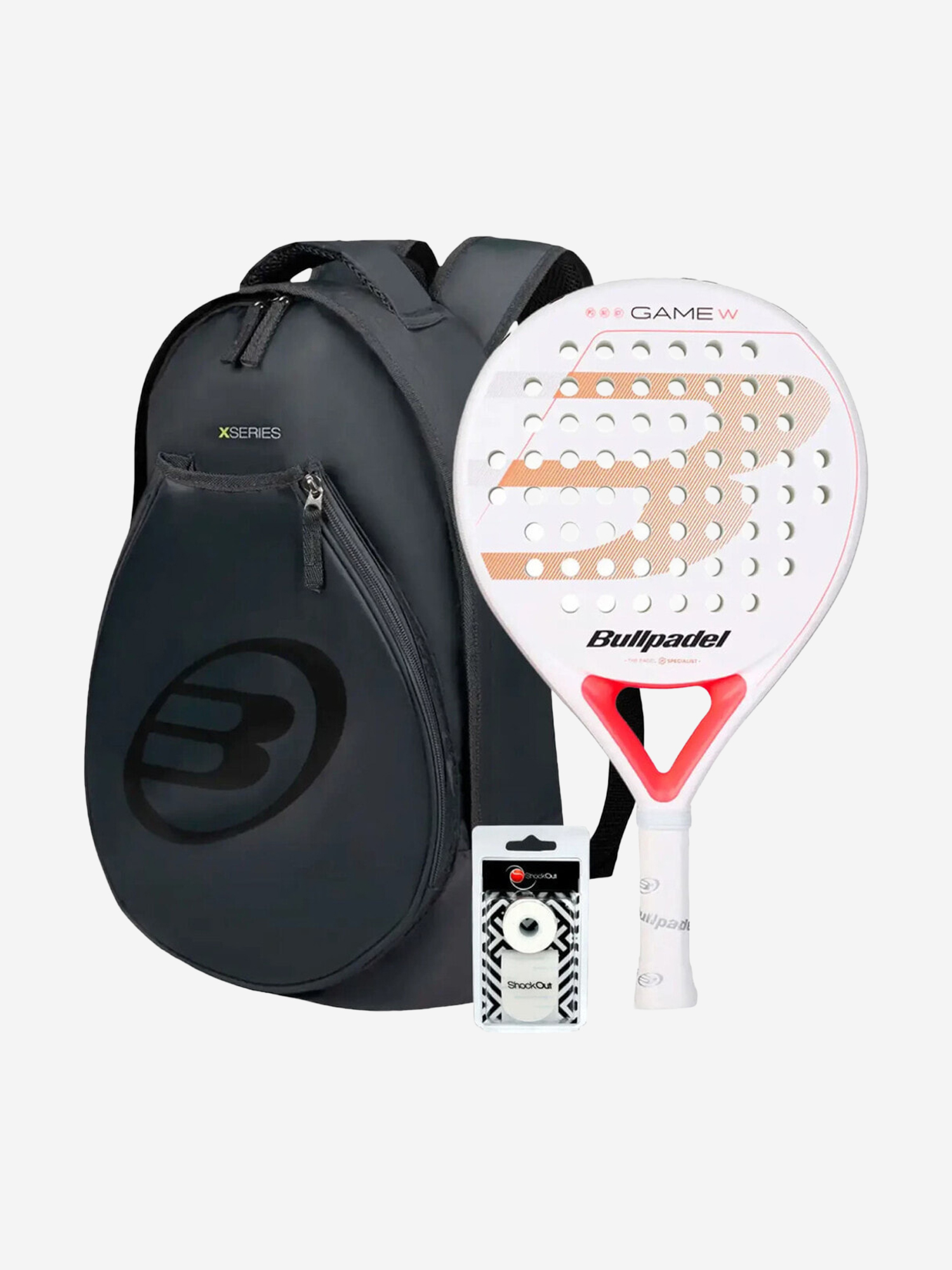 Изображение товара Ракетка BULLPADEL GAME PACK WOMAN BLACK