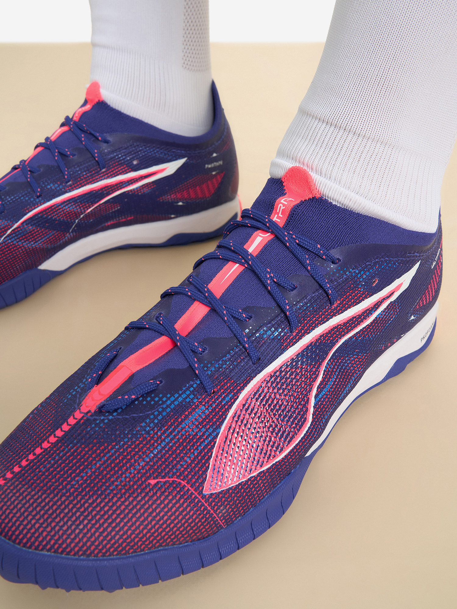 фото Бутсы мужские puma ultra 5 pro cage, фиолетовый
