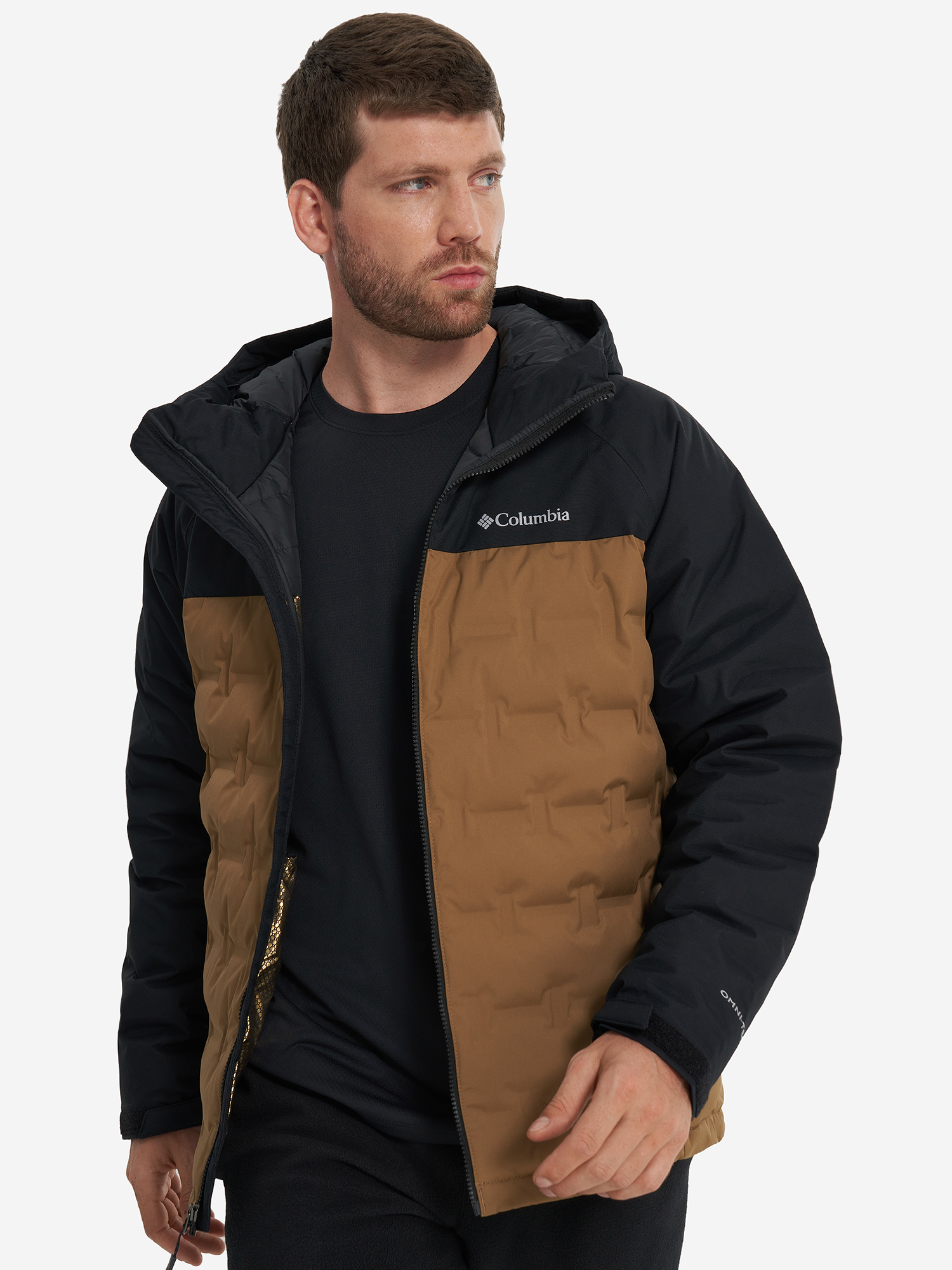 

Пуховик мужской Columbia Grand Trek II Down Hooded Jacket, Коричневый