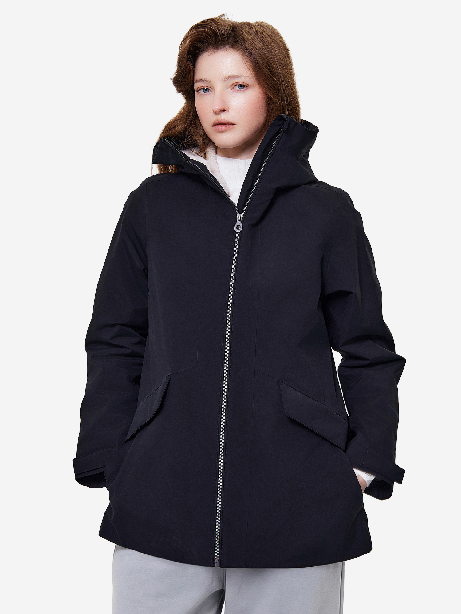 Изображение товара NORPPA Akrau женская мембранная куртка демисезонная черная