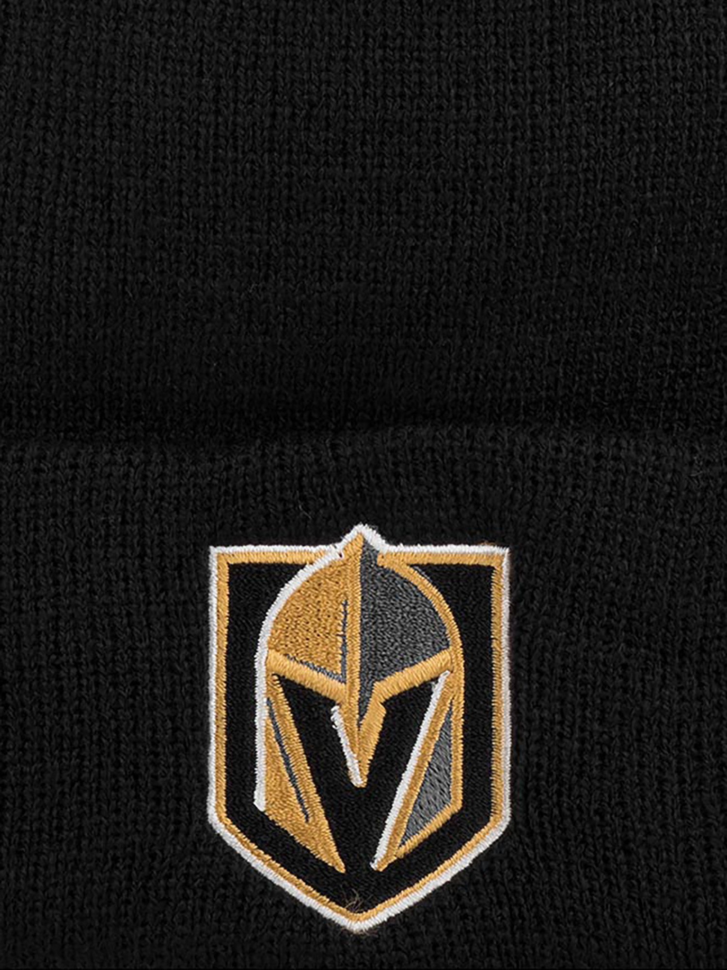 Шапка с отворотом AMERICAN NEEDLE 21019A-VGK Vegas Golden Knights Cuffed Knit NHL (черный), Черный 06-410XDOXA3Y-09, размер Без размера - фото 4