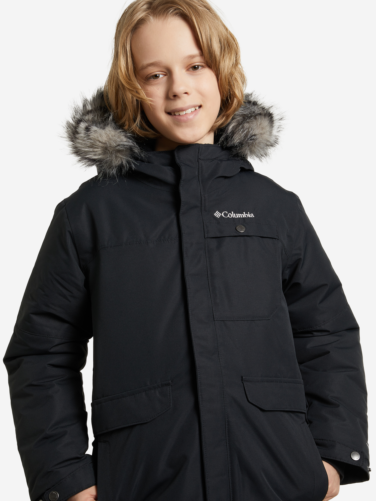 

Куртка утепленная для мальчиков Columbia Nordic Strider Jacket, Черный