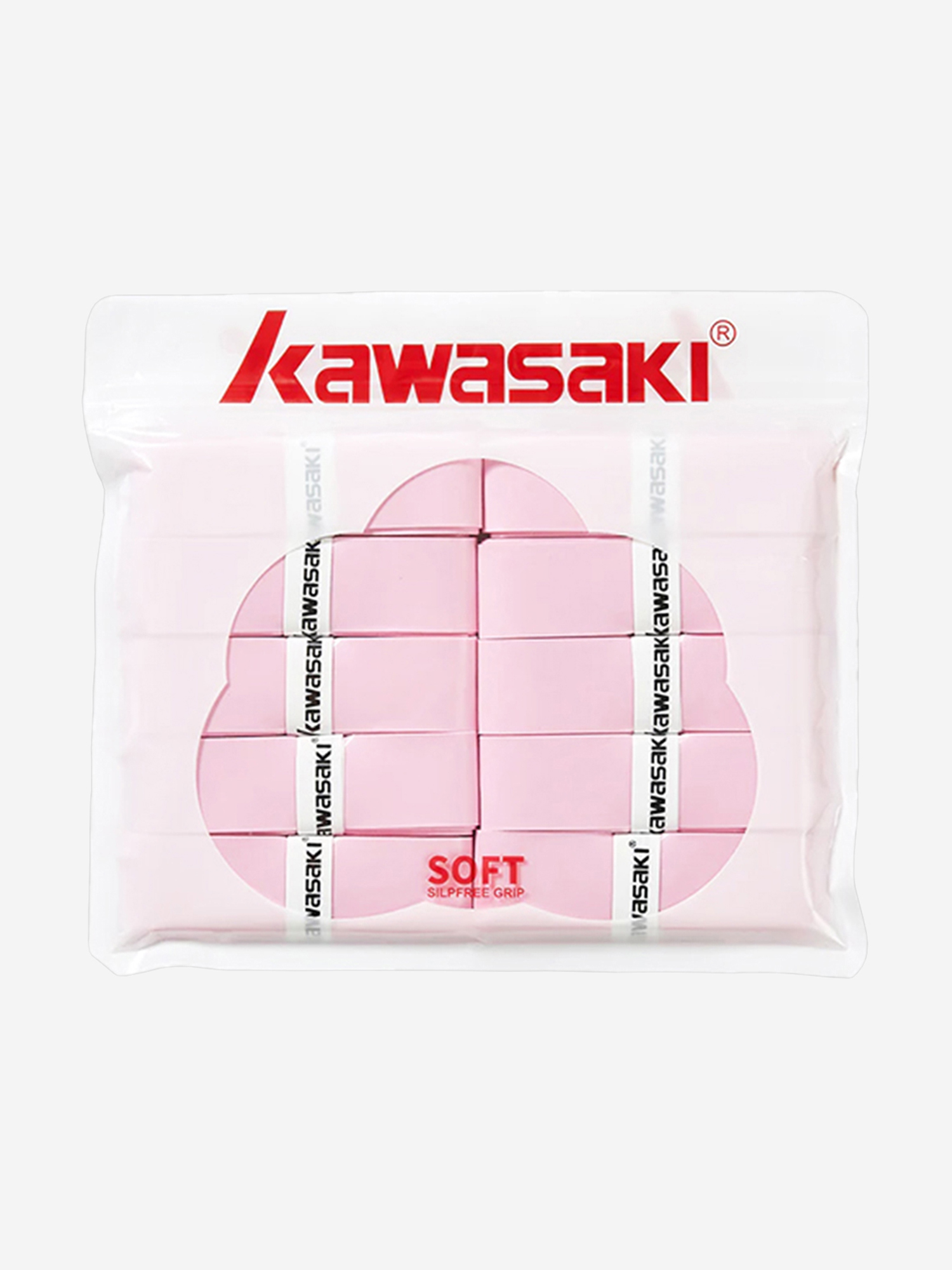 

Обмотка для ракеток Kawasaki 001 P, 10шт., Розовый