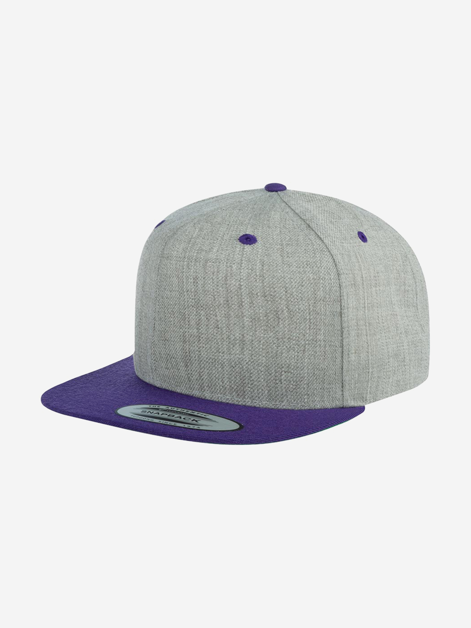 Изображение товара Бейсболка FLEXFIT 6089MT с прямым козырьком, серо-фиолетовая