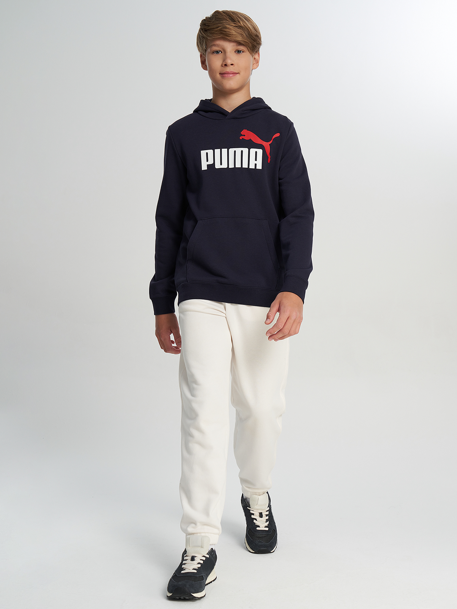 Худи для мальчиков PUMA Ess 2 Color No.1 Logo, Синий 4