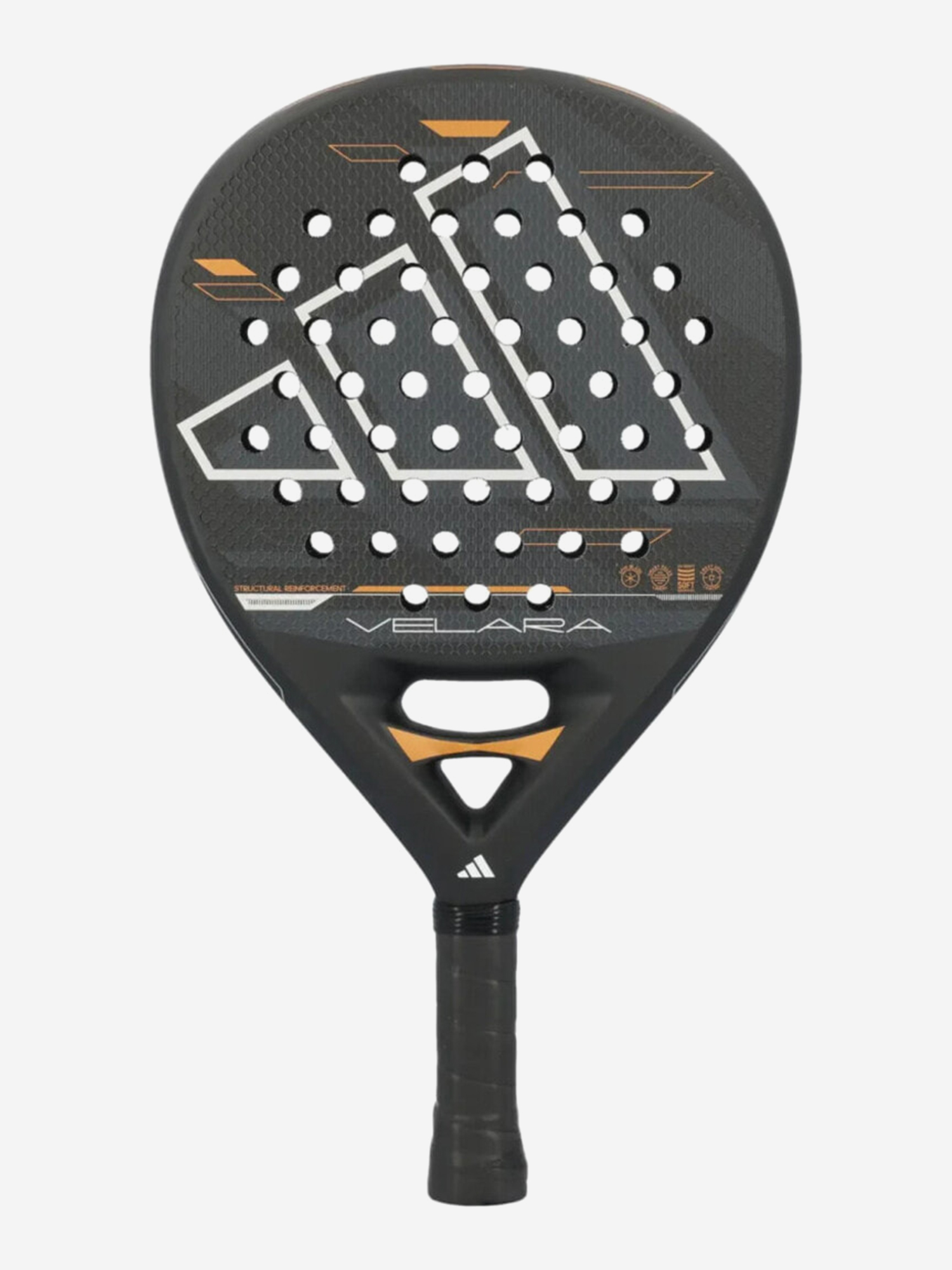 Изображение товара Ракетка для падела Adidas Velara Glass Fiber Black профессиональная