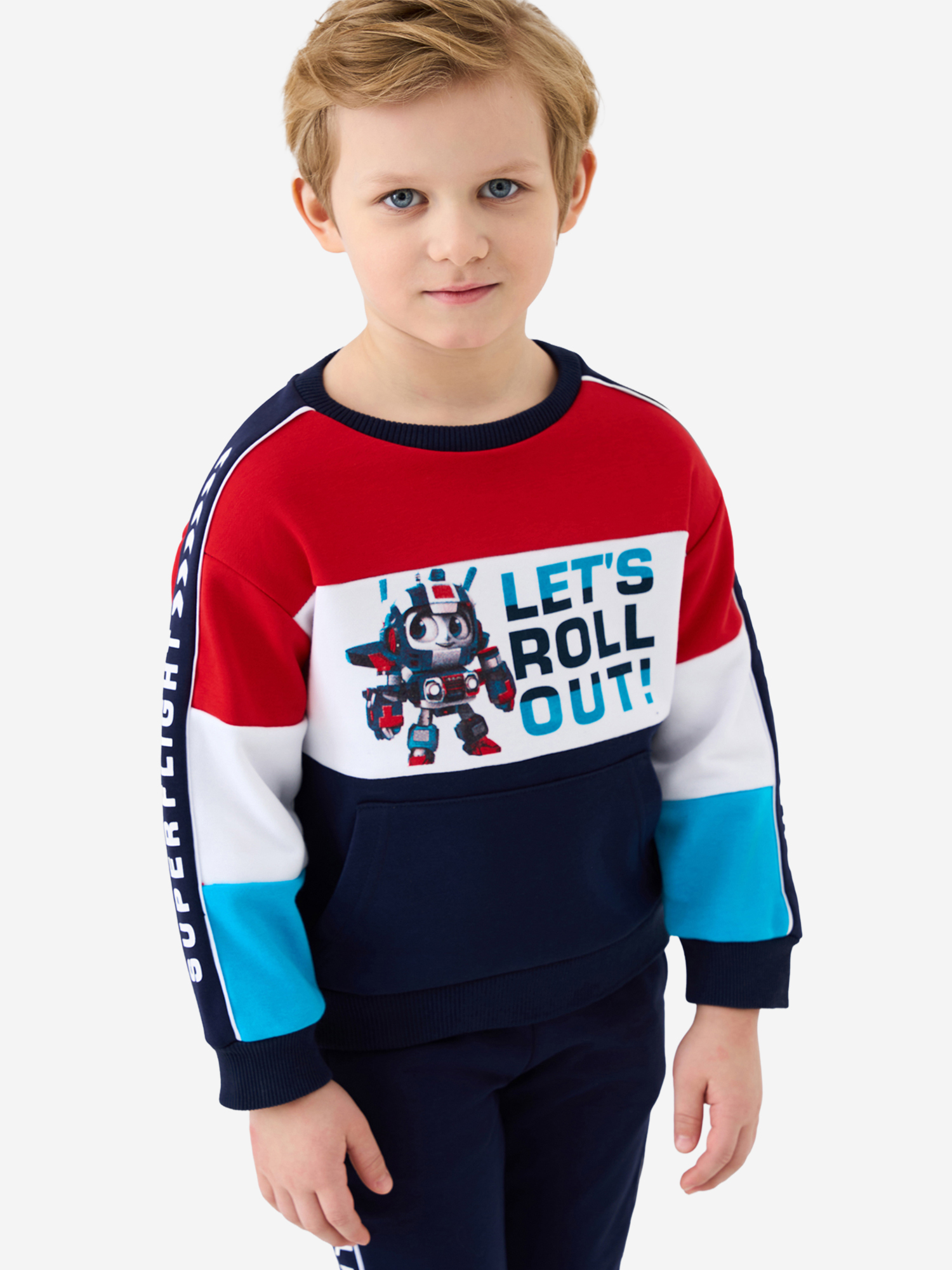 Изображение товара Свитшот PlayToday для мальчиков - смесовый, без утеплителя, всесезонный